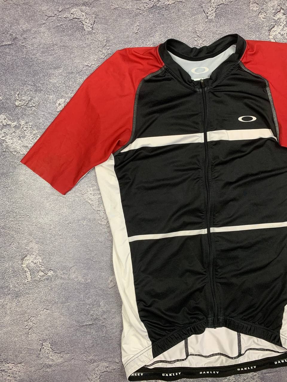 Oakley Oakley Men's Cycling Jersey Bike Shirt Red Black White Size US L / EU 52-54 / 3 - 2 Thumbnail