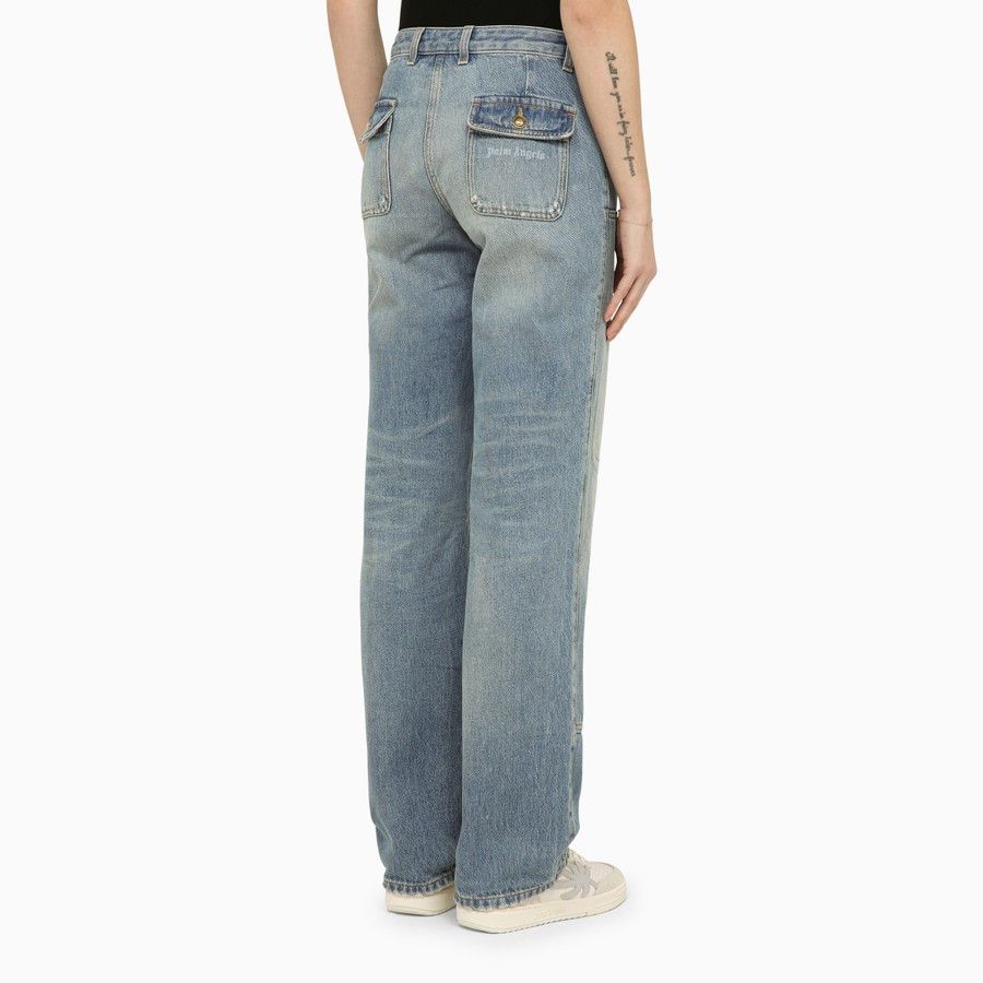 Palm Angels o1d2blof0924 Denim Jeans In Blue Size 27" / US 4 / IT 40 - 4 Thumbnail