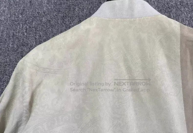 Hermes Hermes Leather Jacket, Goatskin, Light Sand Suede Size US M / EU 48-50 / 2 - 4 Thumbnail