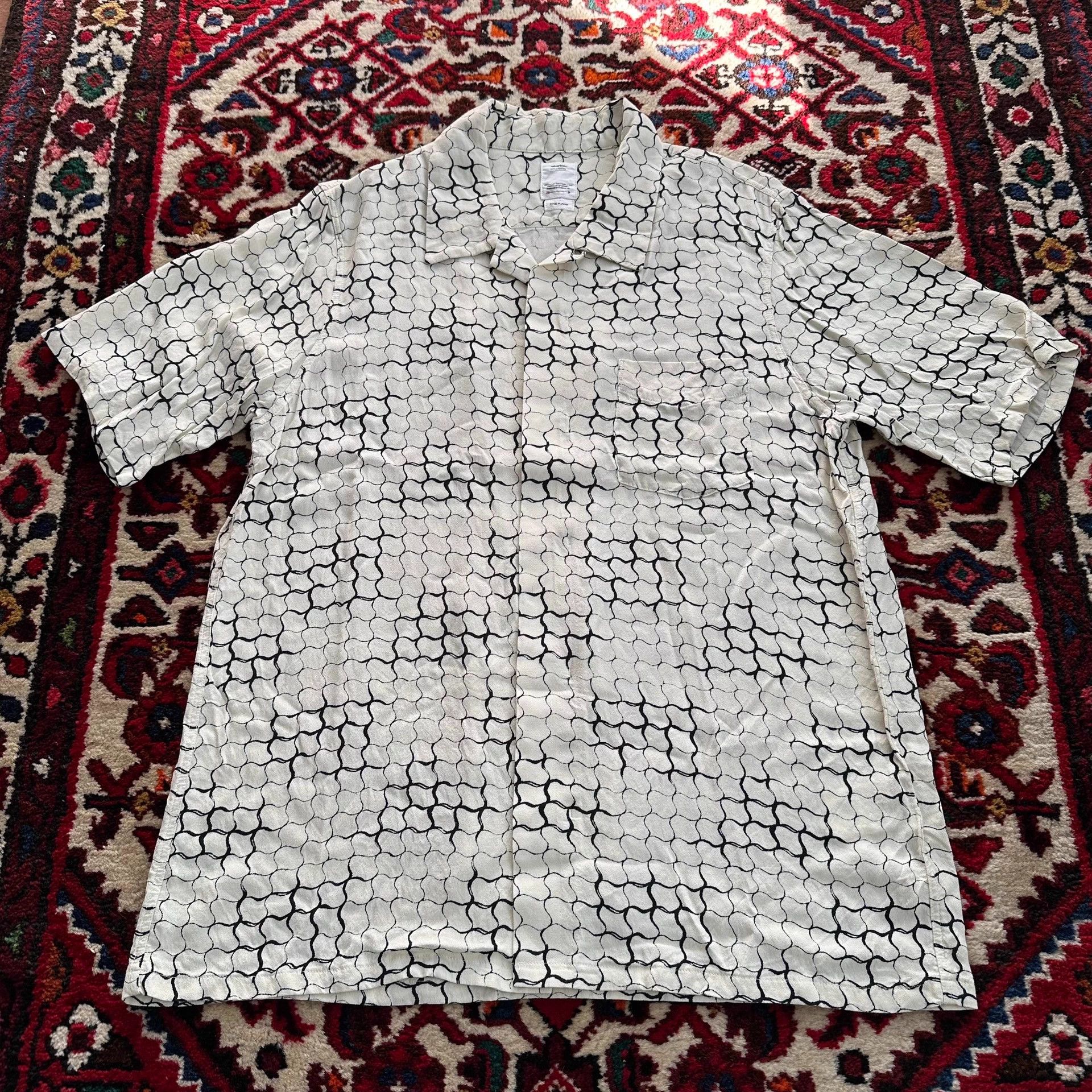 Visvim Visvim 20ss Snake Print Hawaiian Short Sleeve Ivory 3 Size US L / EU 52-54 / 3 - 3 Thumbnail