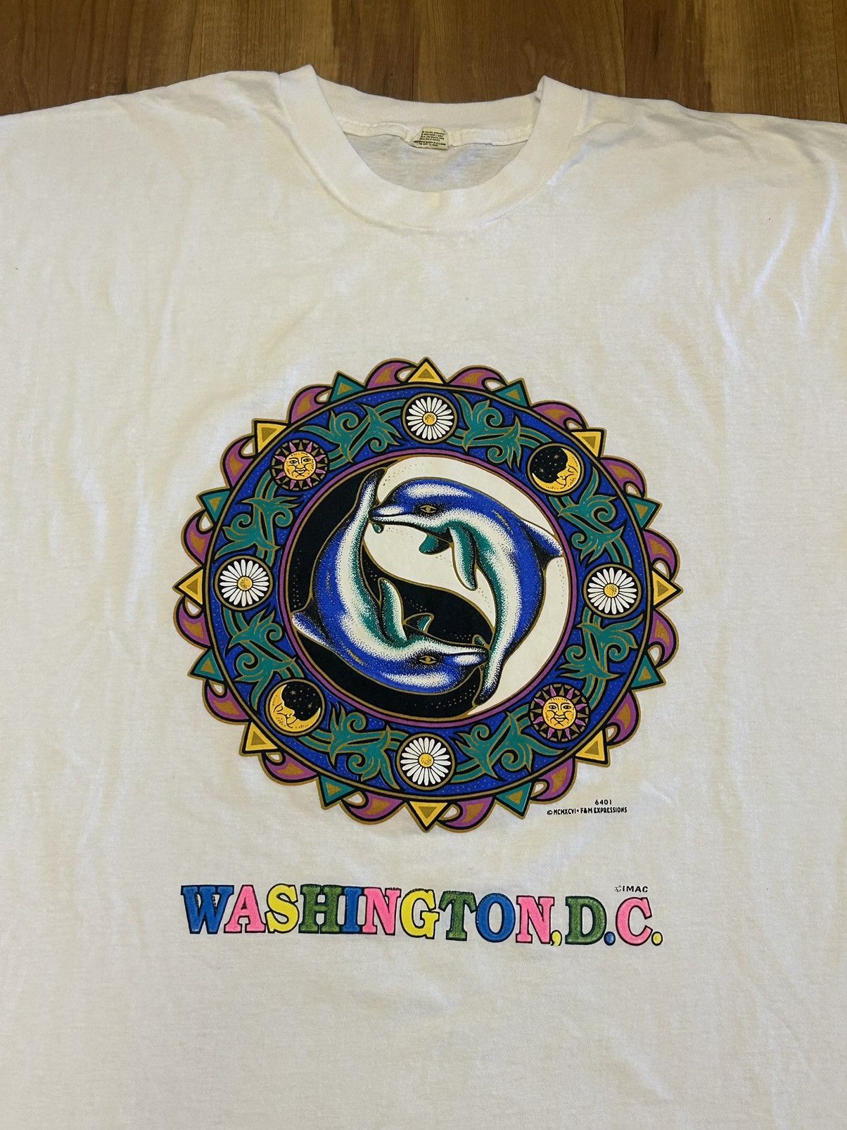 Other Vintage Washington DC Dolphin graphic tee Size US XL / EU 56 / 4 - 3 Thumbnail