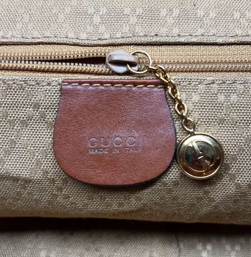 Gucci Authentic Gucci Bamboo Leather Backpack Size ONE SIZE - 14 Thumbnail