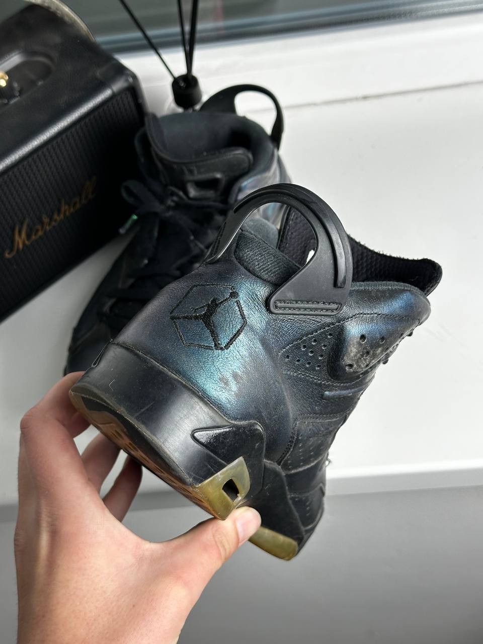 Jordan Brand × Nike Nike Air Jordan 6 Chameleon Black Size 7.5 Size US 7.5 / EU 40-41 - 10 Thumbnail