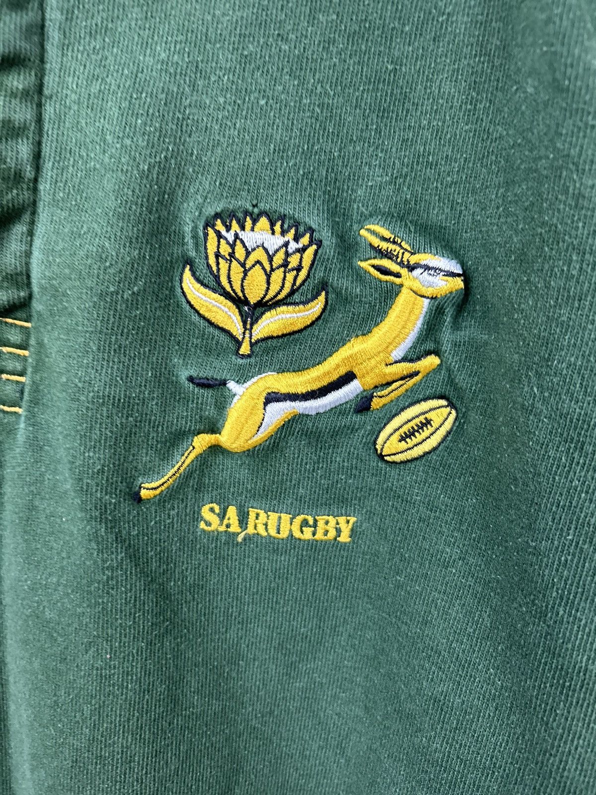 Nike × Vintage Vintage 90s Nike South Africa SA Rugby Long Sleeve Jersey Size US XL / EU 56 / 4 - 12 Thumbnail
