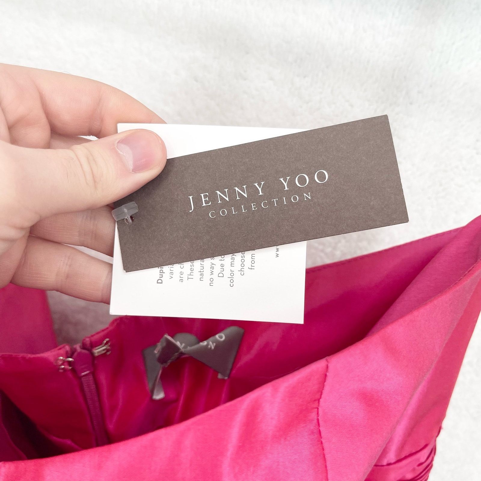 Other Jenny Yoo Size 10 Mini Dress Evening Strapless Pink NWT Size L / US 10 / IT 46 - 3 Thumbnail