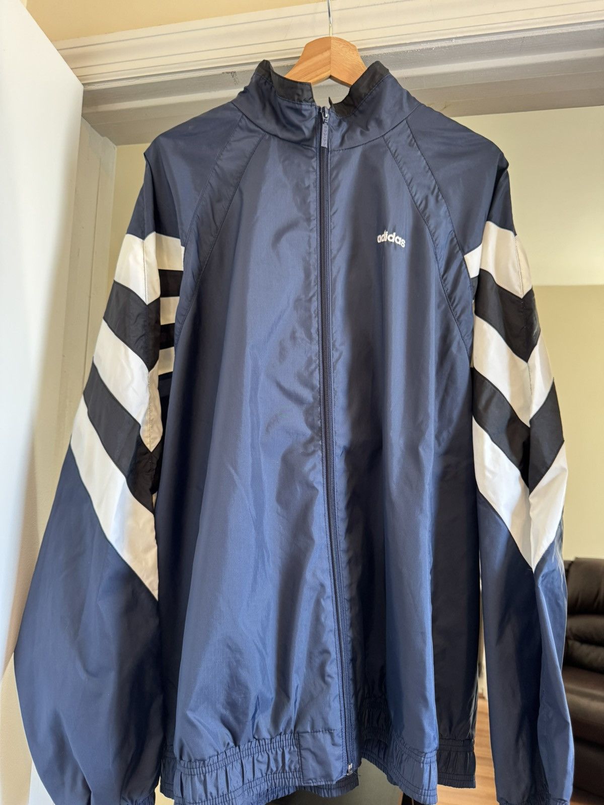 Adidas Vintage Adidas Windbreaker size XL Size US XL / EU 56 / 4 - 2 Thumbnail