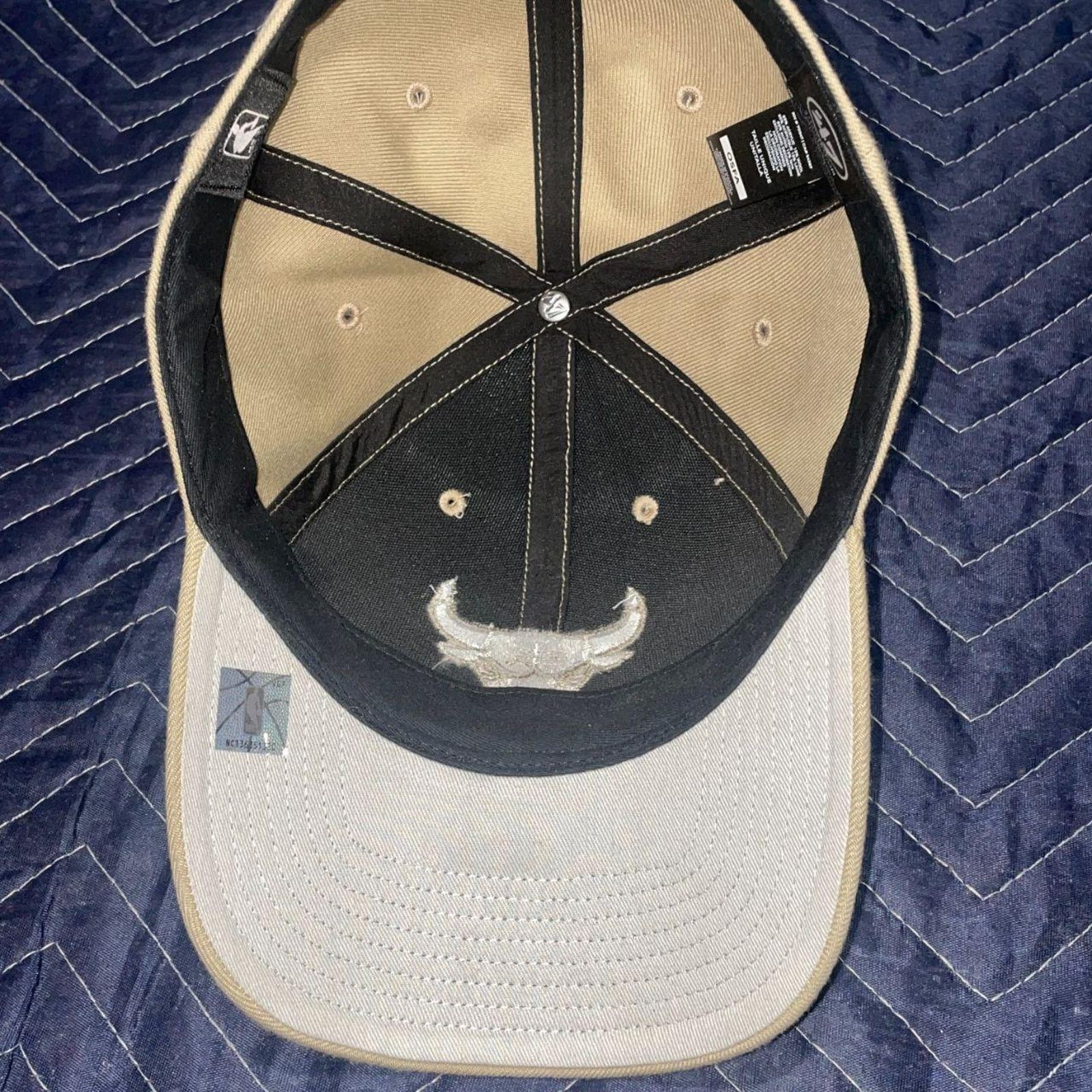 47 Beige Chicago Bulls Cap Size ONE SIZE - 4 Thumbnail
