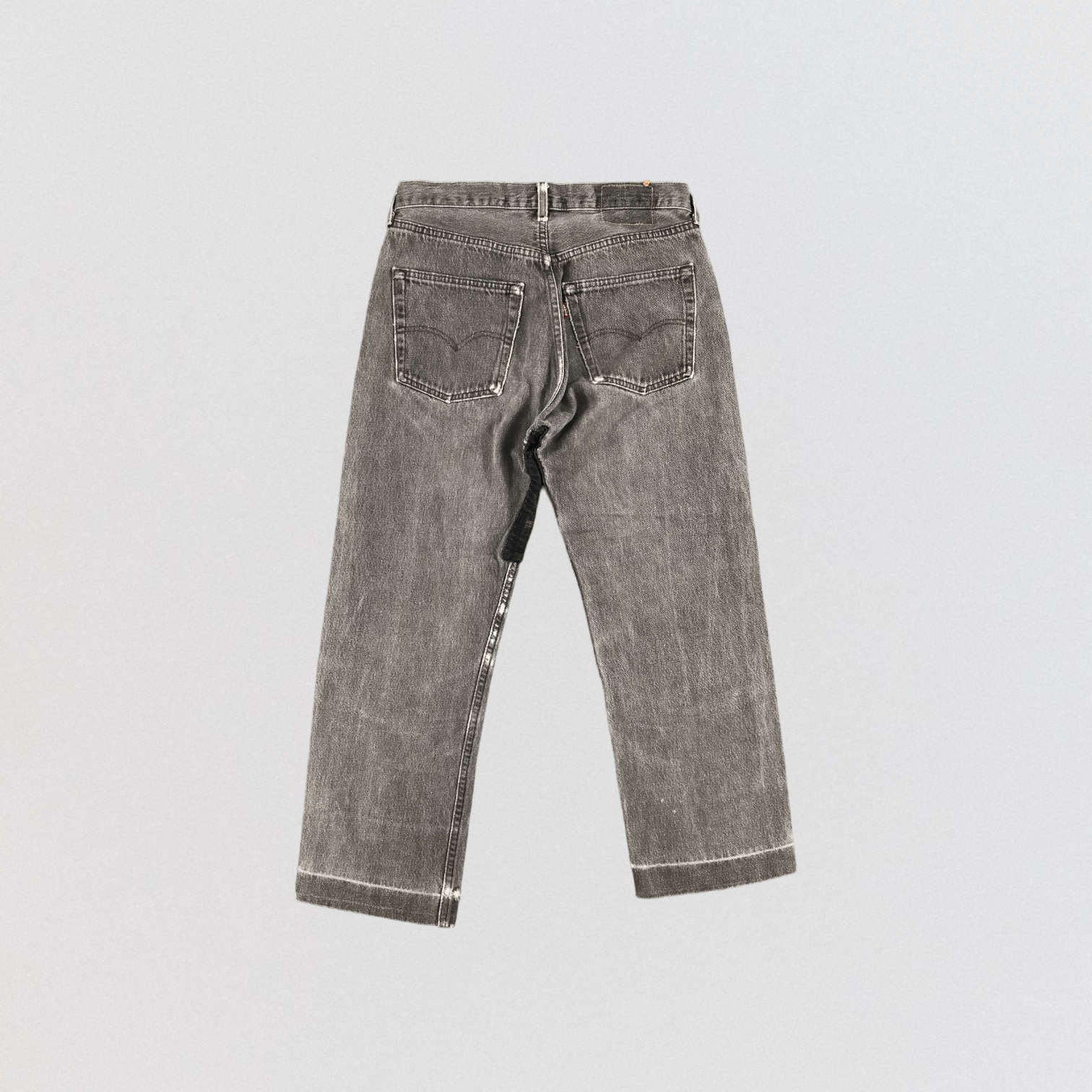 Levi's 90s Vintage Faded Black Levis 501 Jeans-JM1524 Size US 31 - 2 Thumbnail