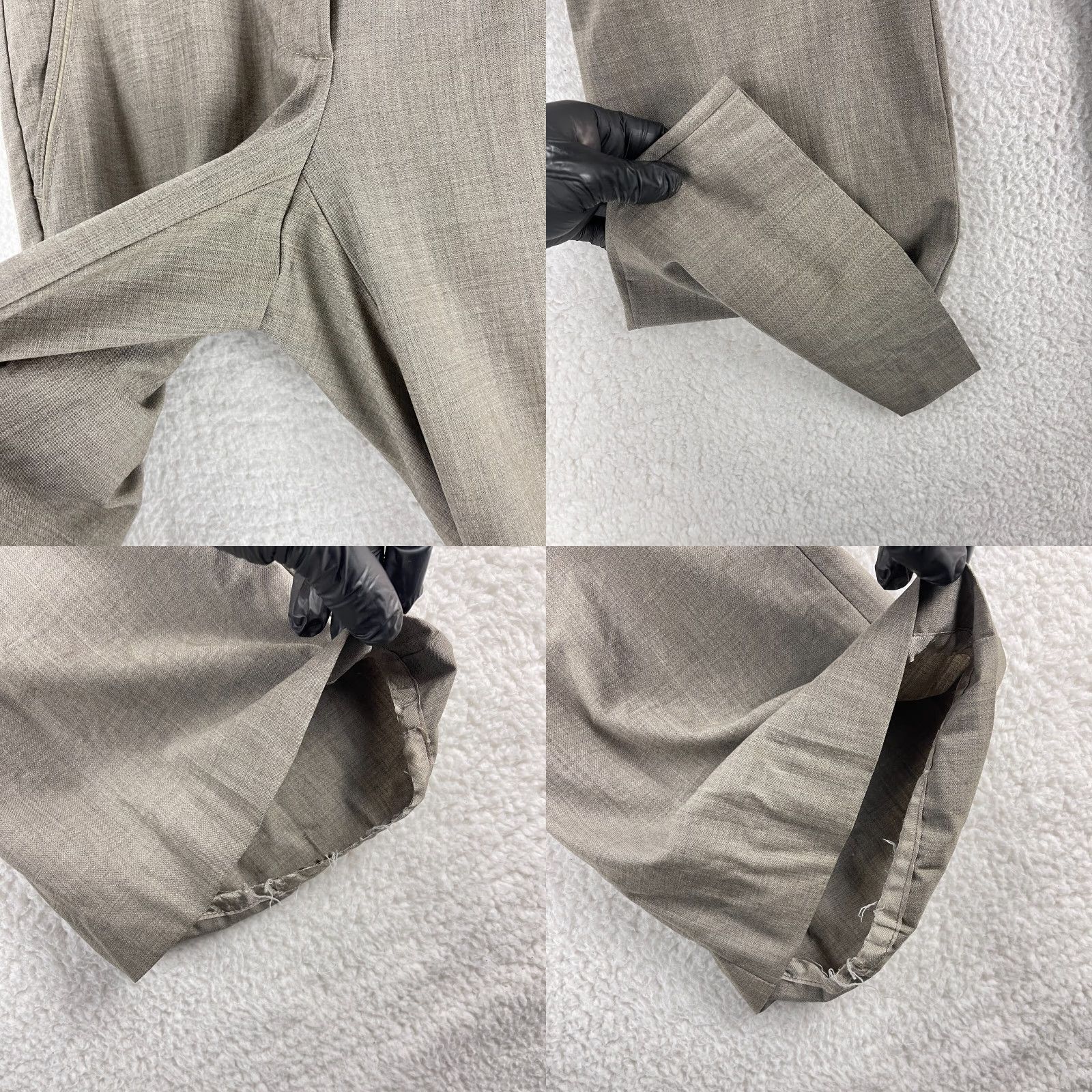 Theory Theory Brown Wide-Leg Wool Dress Pants Womens Size 30 Flat Front Work Wear Size 30" / US 8 / IT 44 - 8 Thumbnail