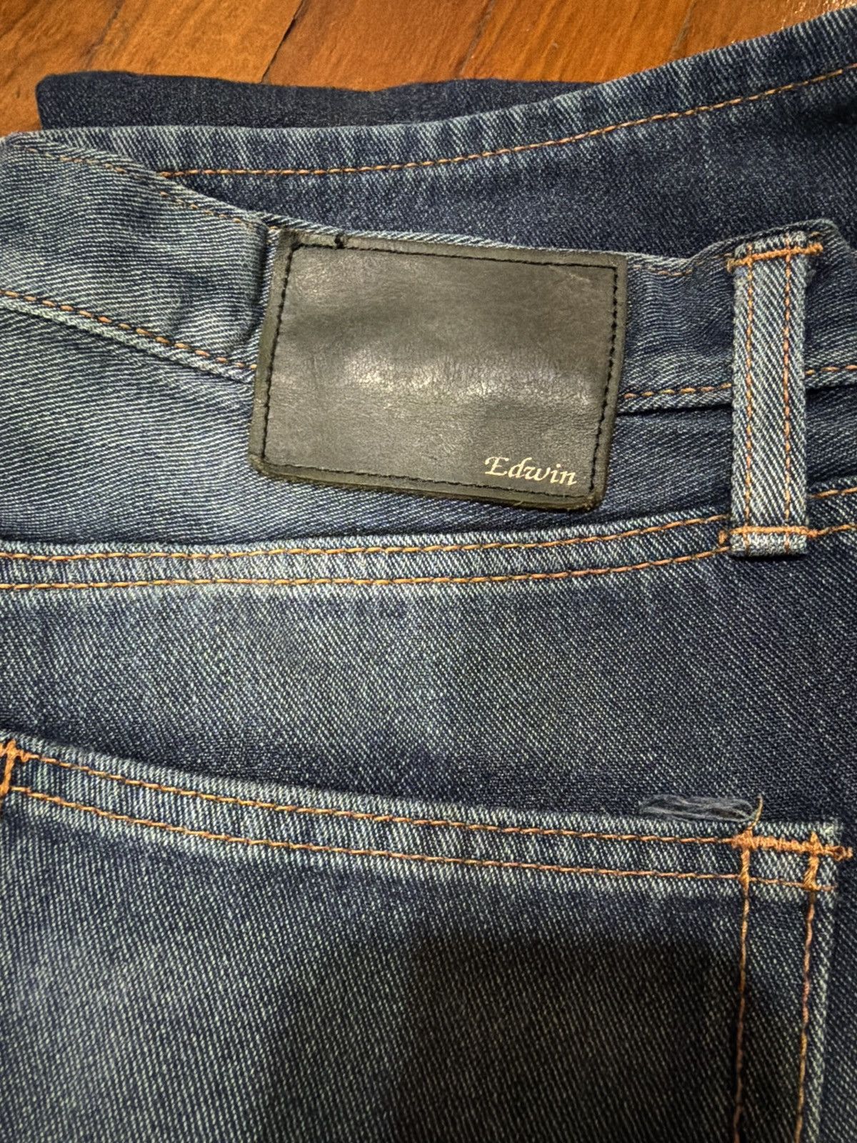 Edwin Edwin 506 faded wash and distressed japanese brand Size US 33 - 5 Thumbnail
