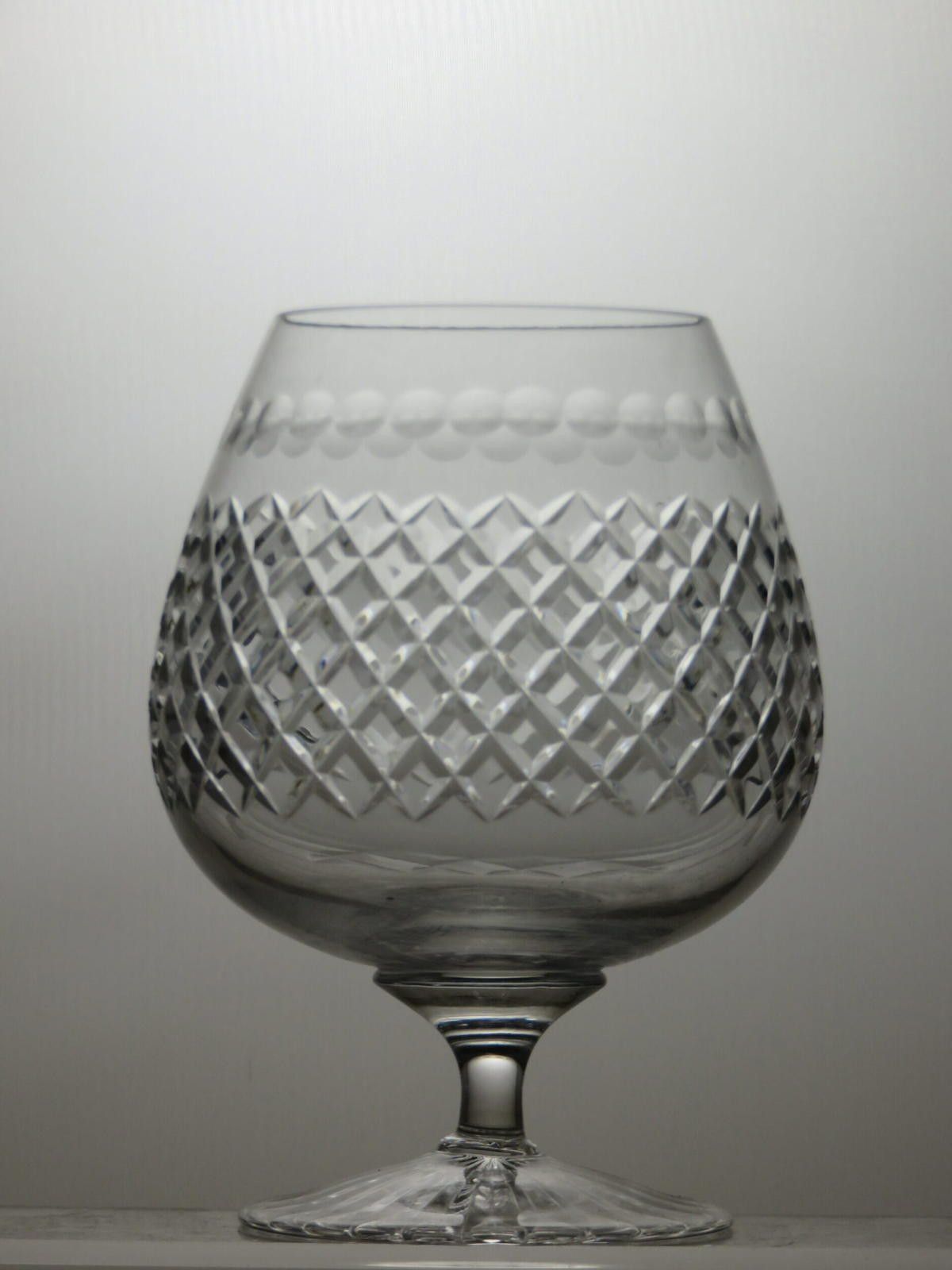 Starter Stuart Crystal Hardwicke Cut Glass Brandy Glass 5 3/4" Size ONE SIZE - 3 Thumbnail