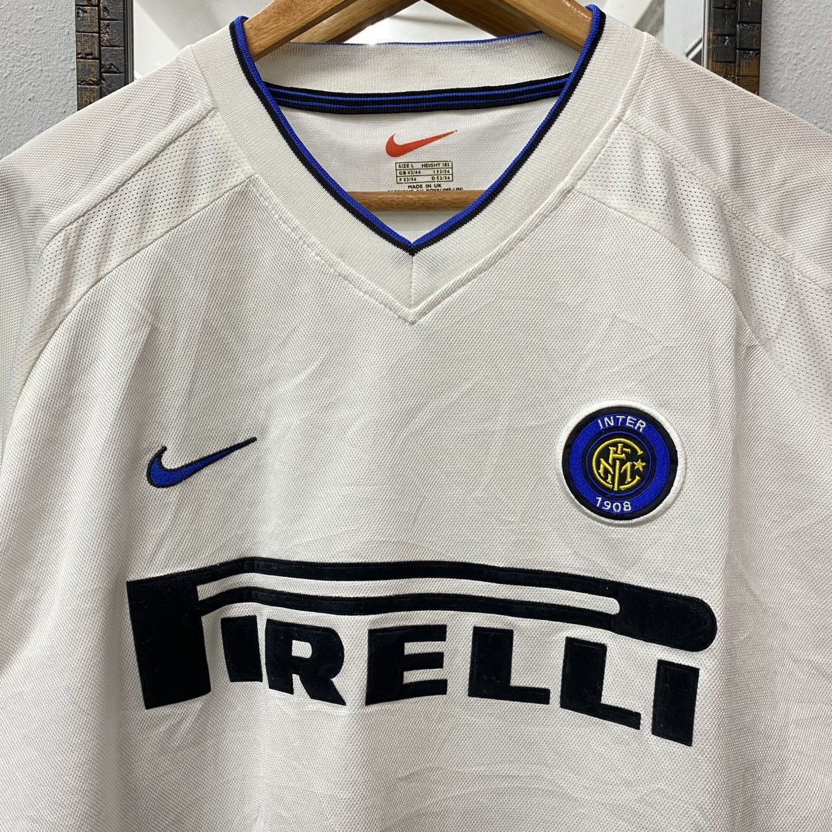 Nike Vintage 99/00 INTER MILAN Fc Firelli Away Kit Nike Jersey Size US L / EU 52-54 / 3 - 2 Thumbnail