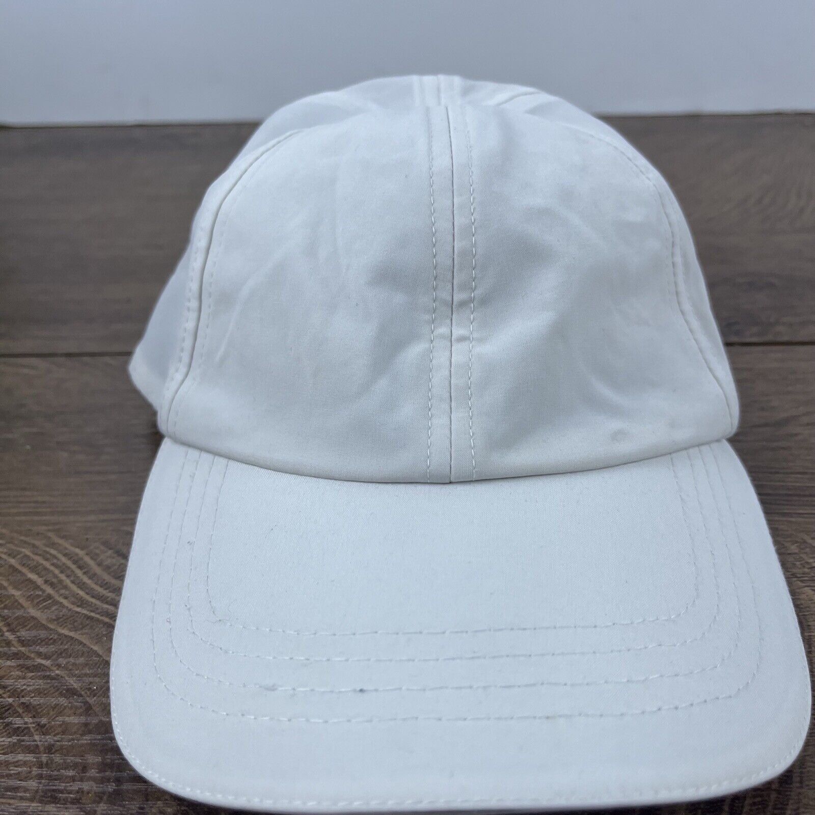 Other Adult Running Hat White Athletic Hat White Cap Hat Adjustabl Size ONE SIZE - 5 Thumbnail