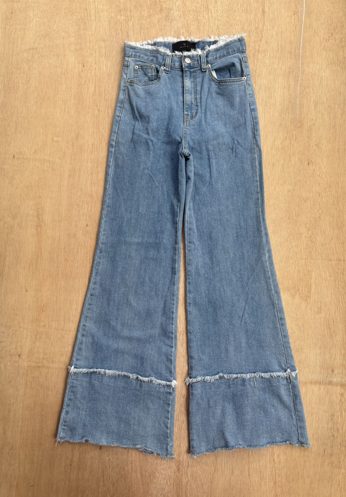 Hysteric Glamour × Japanese Brand Baggy Jeans DINT Women's Luxury Style Size 26" / US 2 / IT 38 - 1 Thumbnail