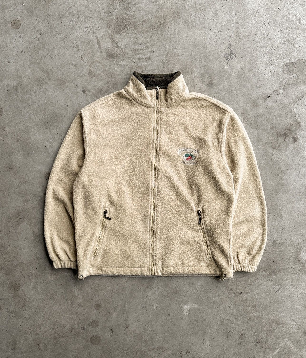 Vintage Cropped Full Zip Fleece Jacket Size M / US 6-8 / IT 42-44 - 1 Thumbnail