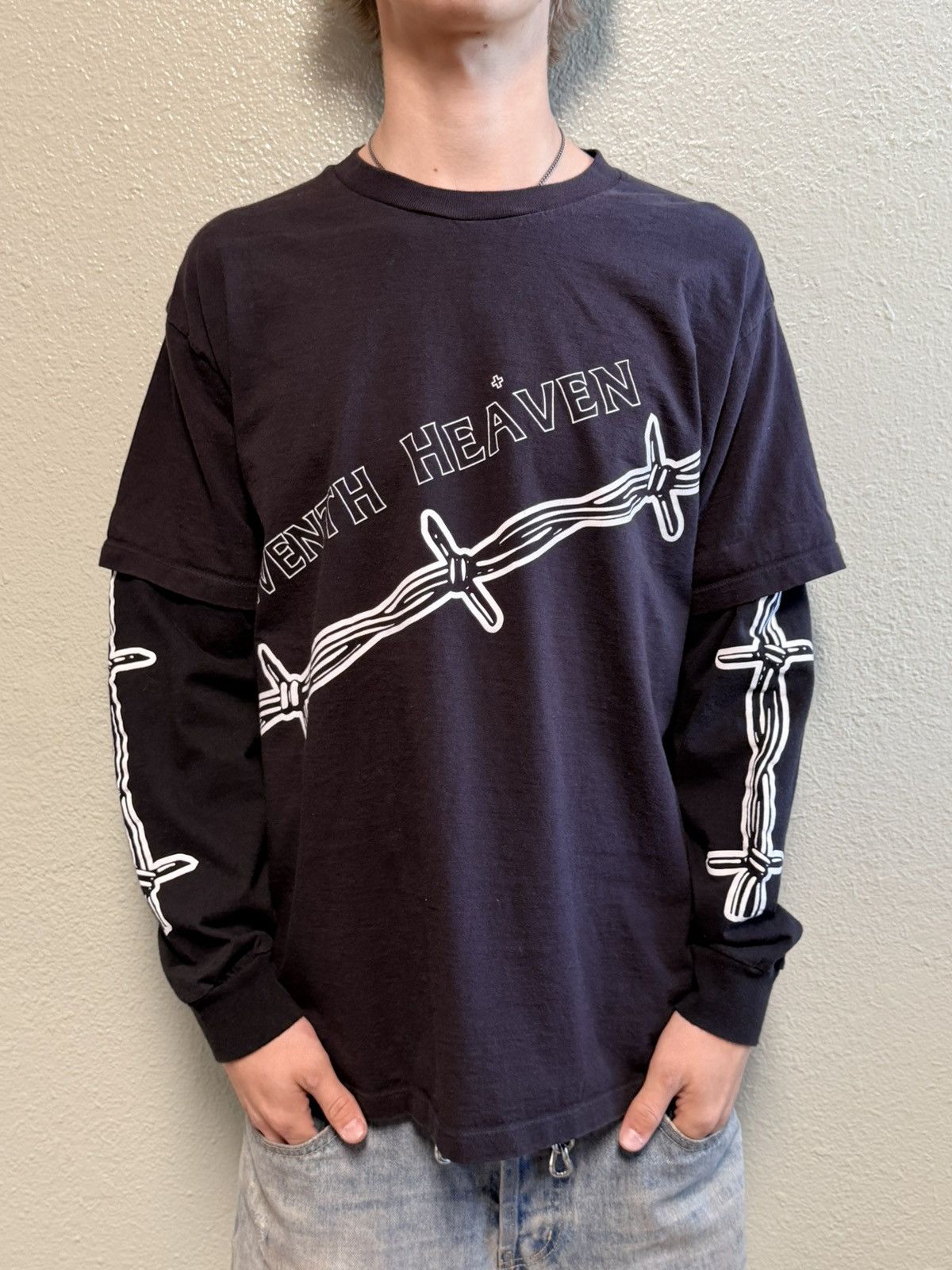 Seventh Heaven Seventh Heaven Barbwire Longsleeve Size US L / EU 52-54 / 3 - 1 Thumbnail
