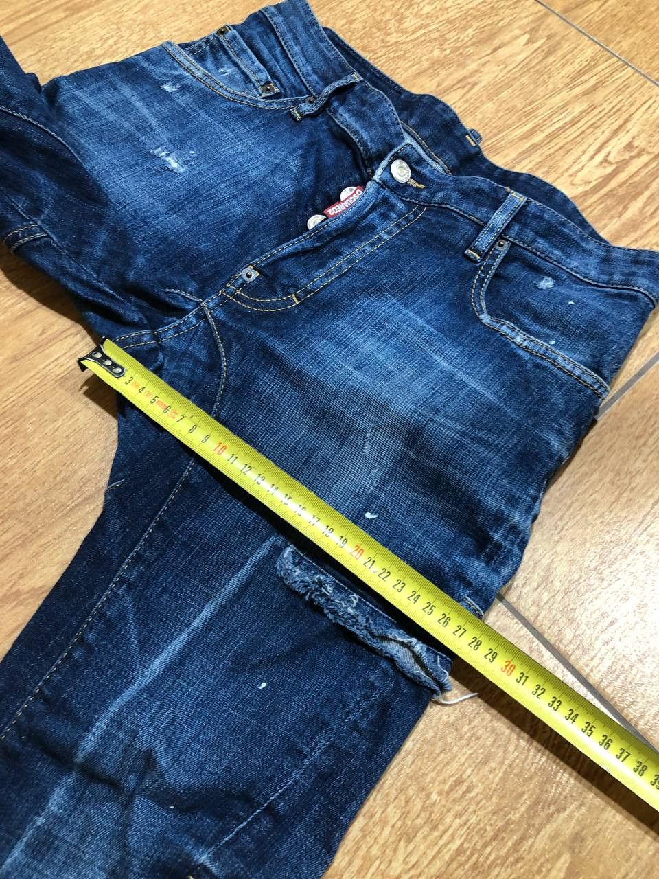 Dsquared2 DSQUARED2 Jeans Mens Button Fly Stretch Denim Grunge Italy Size US 32 / EU 48 - 6 Thumbnail