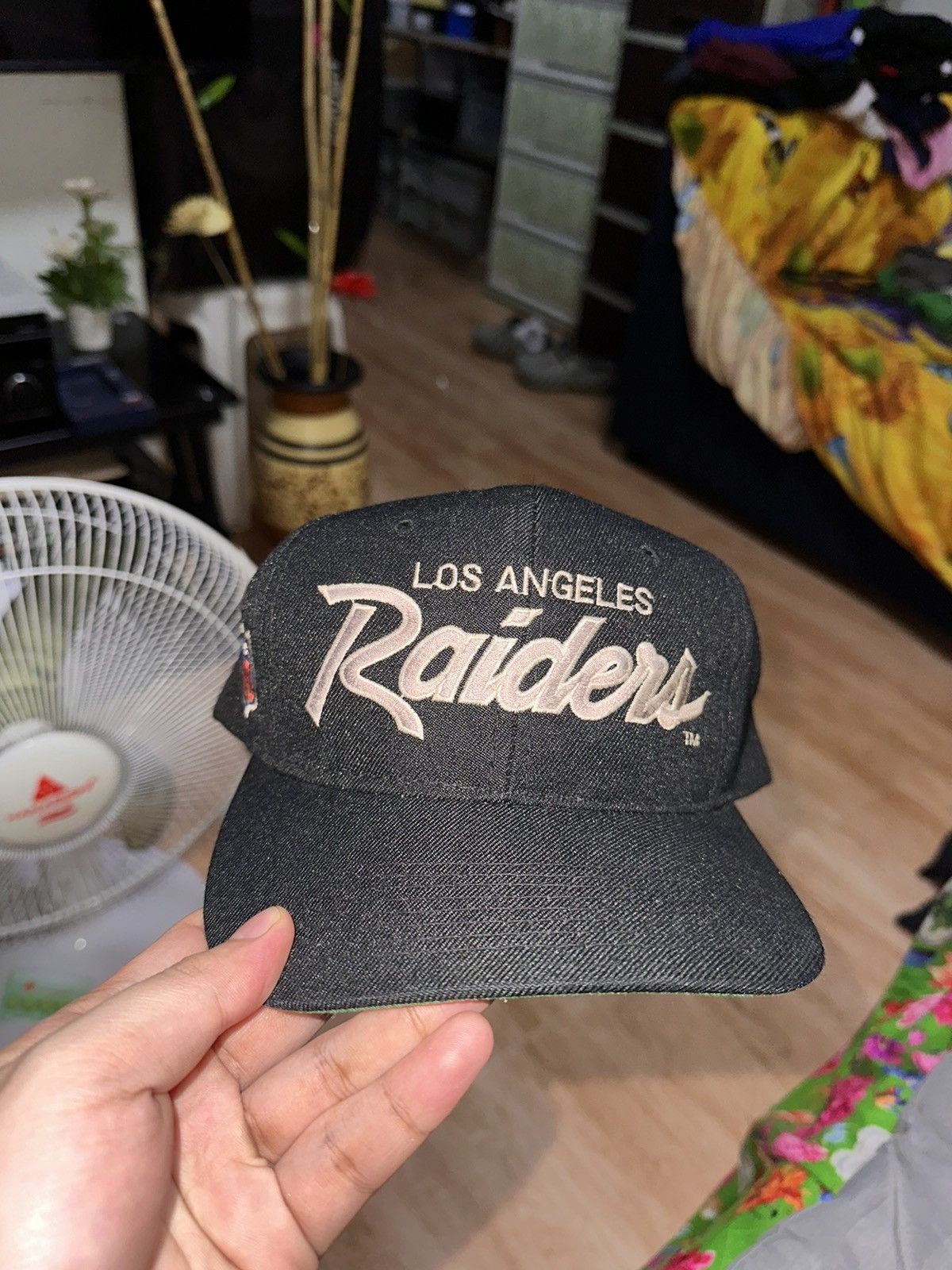 image of Oakland Raiders x Sports Specialties Vintage Raiders Dline in Black, Men's