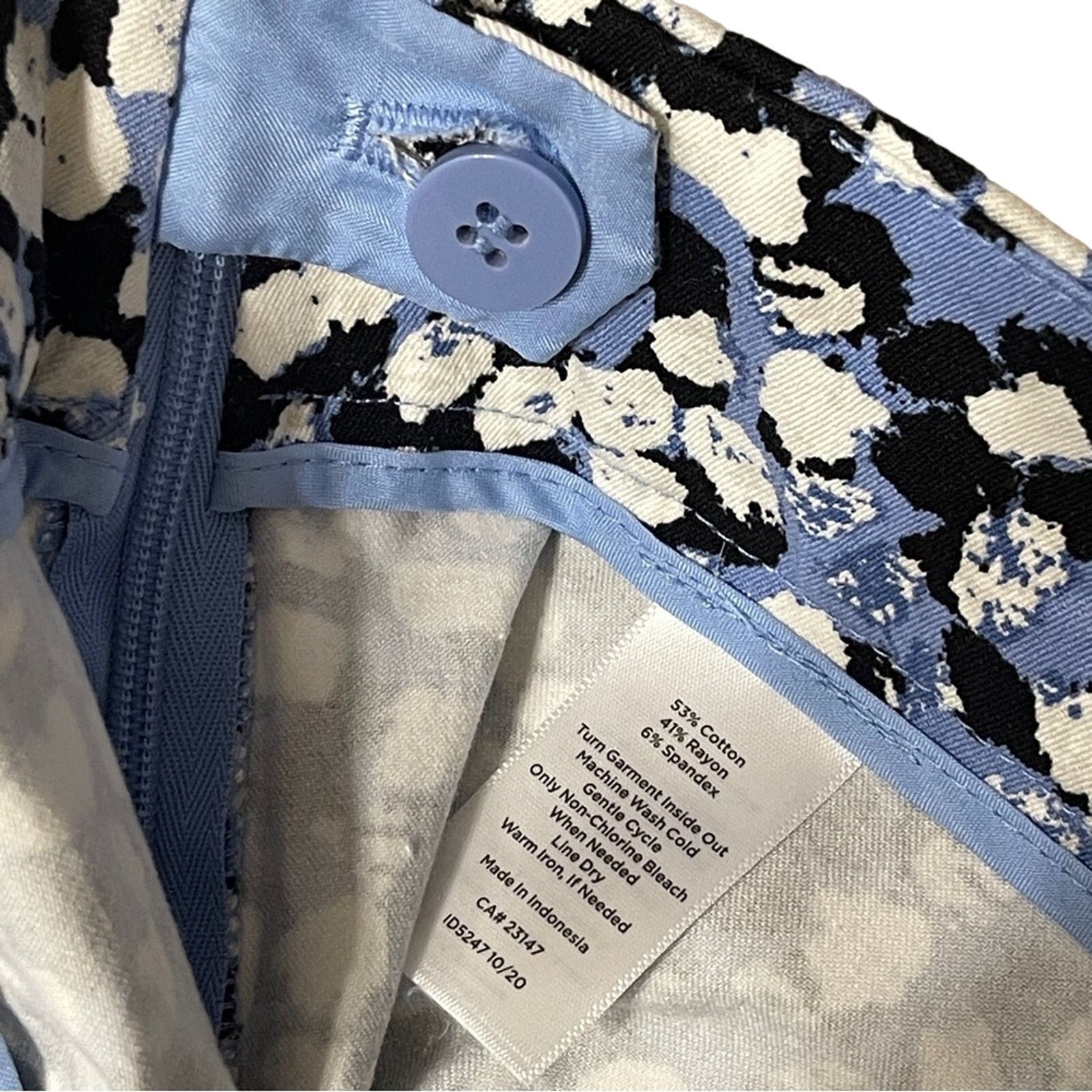 Other Talbots Fly Front Chatham Ankle Pants Blue Dot Size Size 14 Size 36" / US 14 / IT 50 - 5 Thumbnail