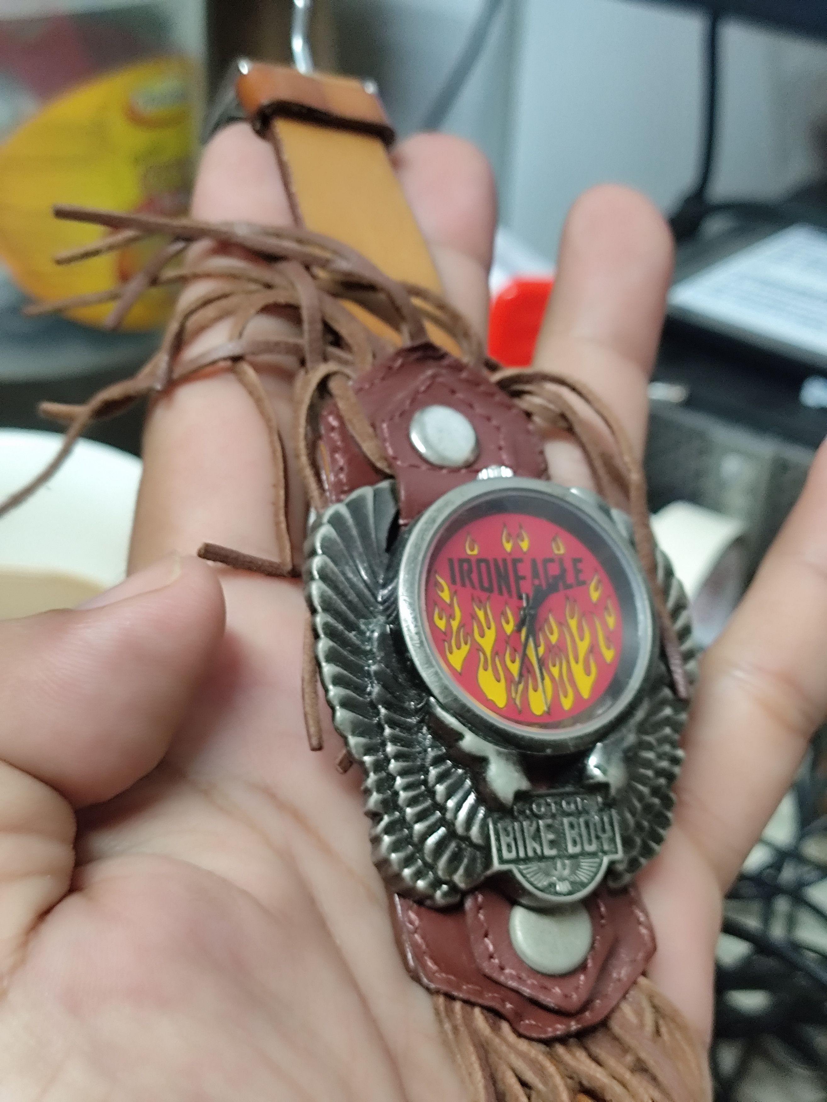 Designer × Vintage Rare Stuff Iron Eagle MOTOR BIKE BOY Very ❌ HARLEY DAVIDSON Size ONE SIZE - 9 Thumbnail
