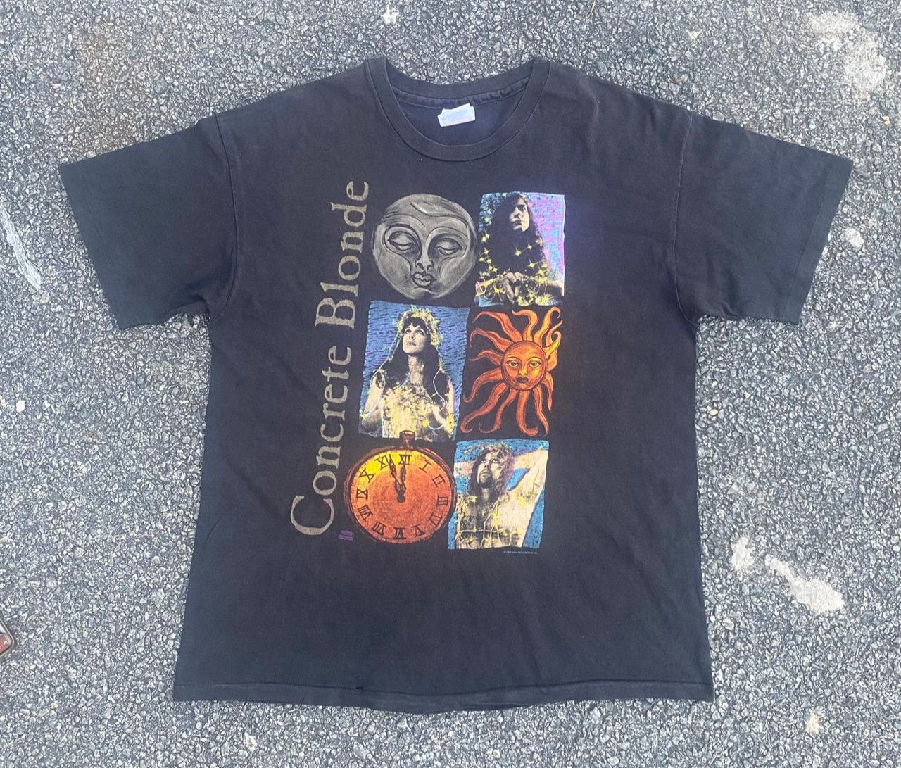 Band Tees Vintage 90s Concrete Blonde Walking Tour Europe 92 93 Tshirt Size US L / EU 52-54 / 3 - 1 Thumbnail