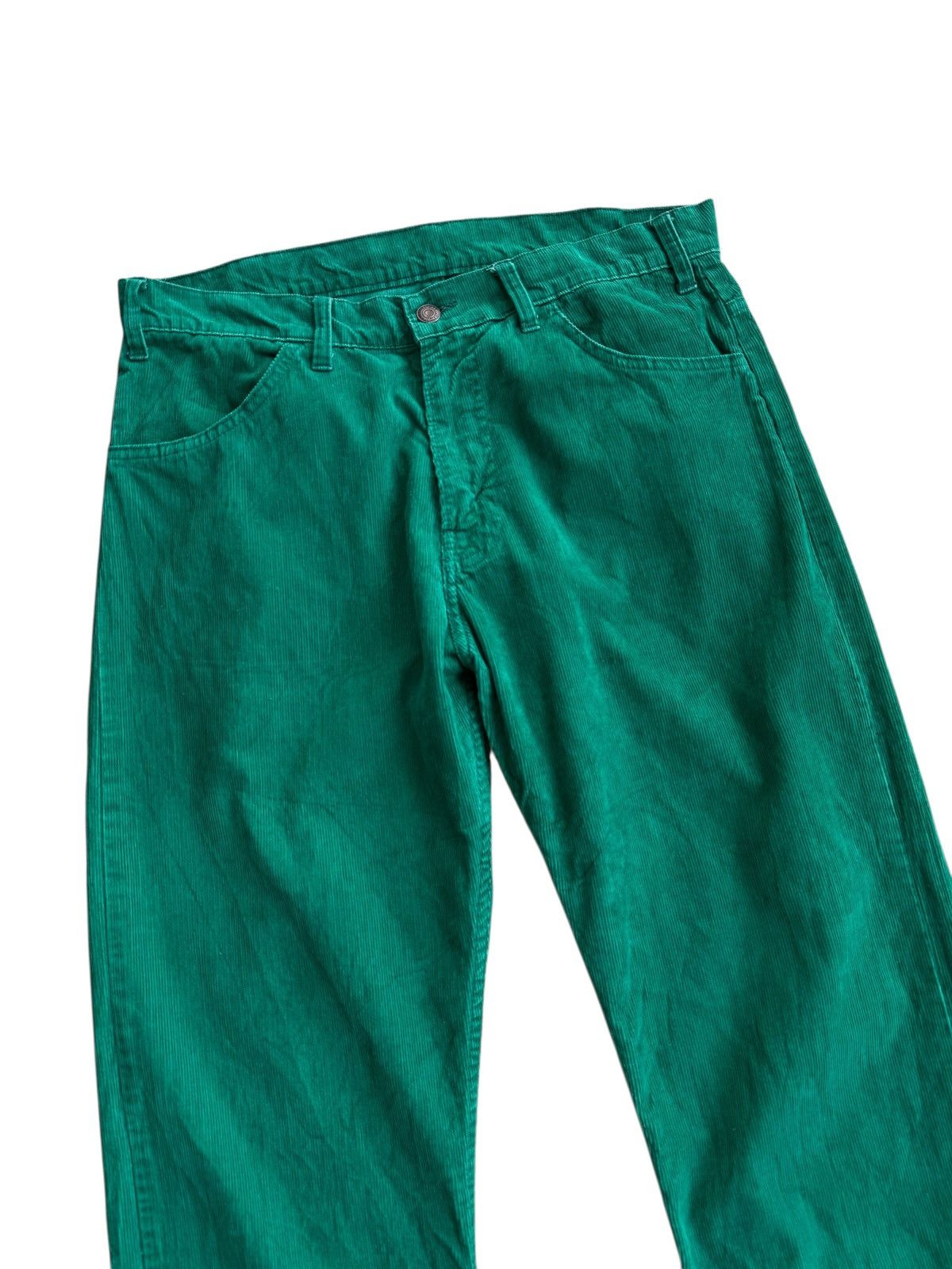Levi's Vintage 1990s Levis Green Corduroy Pants Size US 34 / EU 50 - 3 Thumbnail