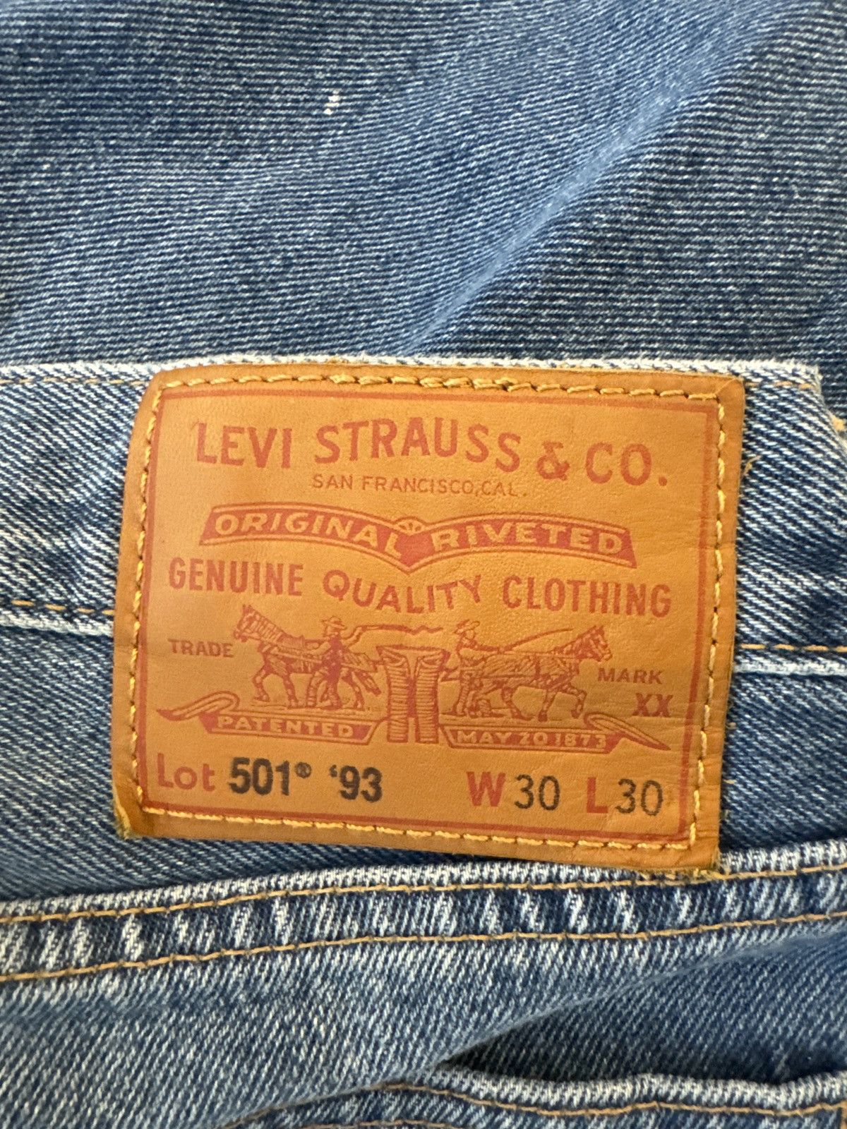 Levi's Levi’s painted 501 93 30x30 Size US 30 / EU 46 - 5 Thumbnail