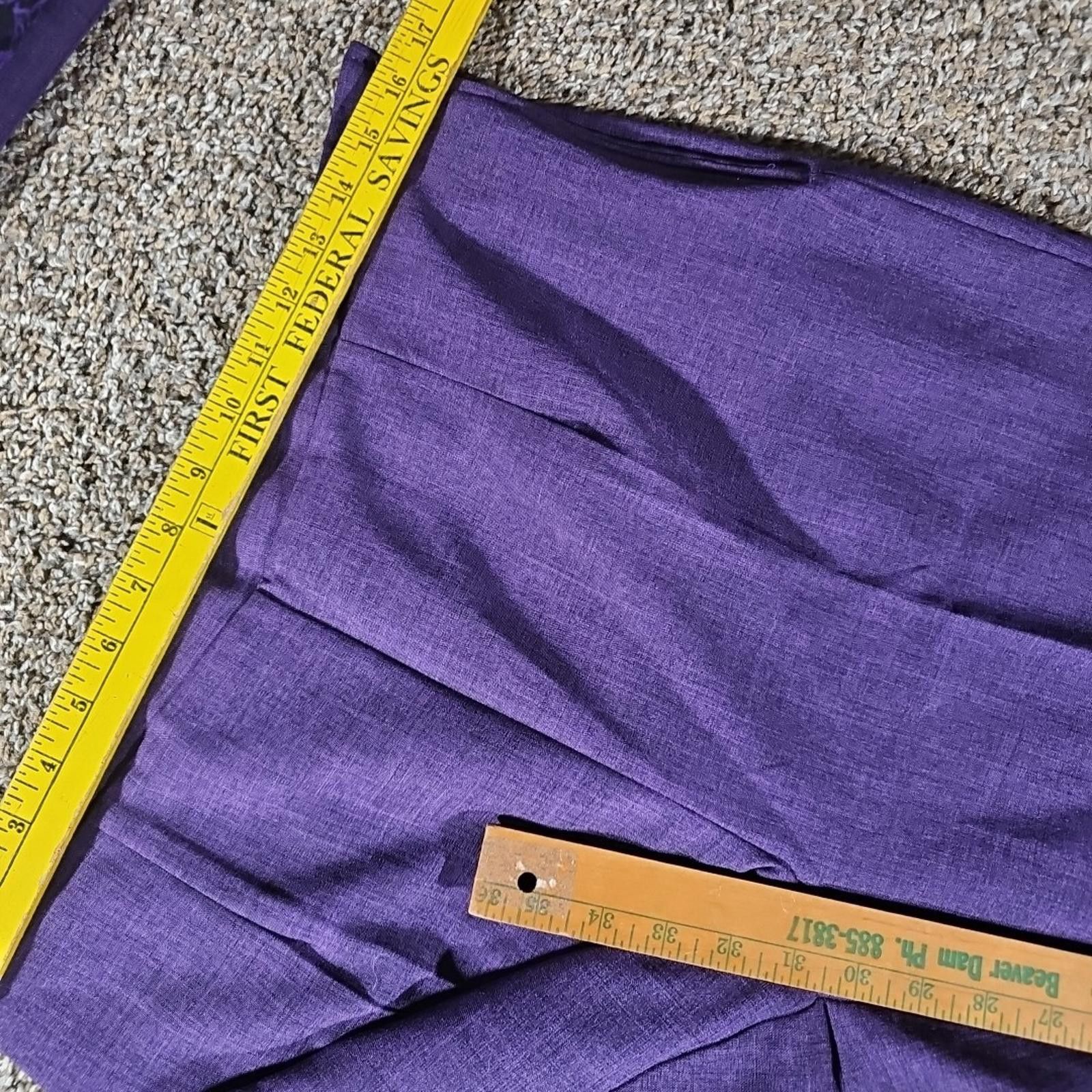 Other Sag Harbor Dress Purple Pant Suit 3 Piece Sz 16 Size XXL / US 16-18 / IT 52-54 - 8 Thumbnail