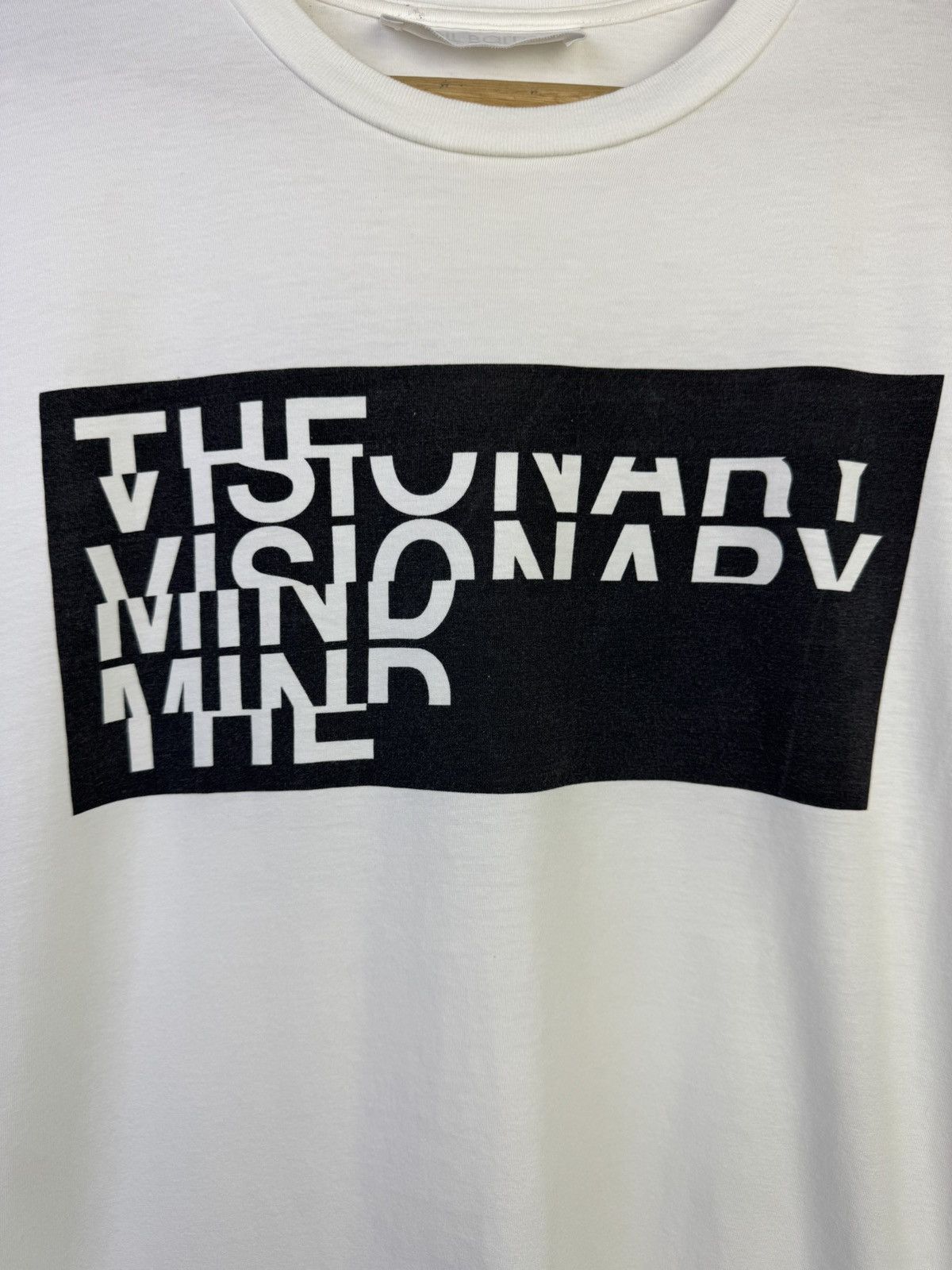 Neil Barrett Neil Barrett Visionary Mind Tee White Size US M / EU 48-50 / 2 - 4 Thumbnail