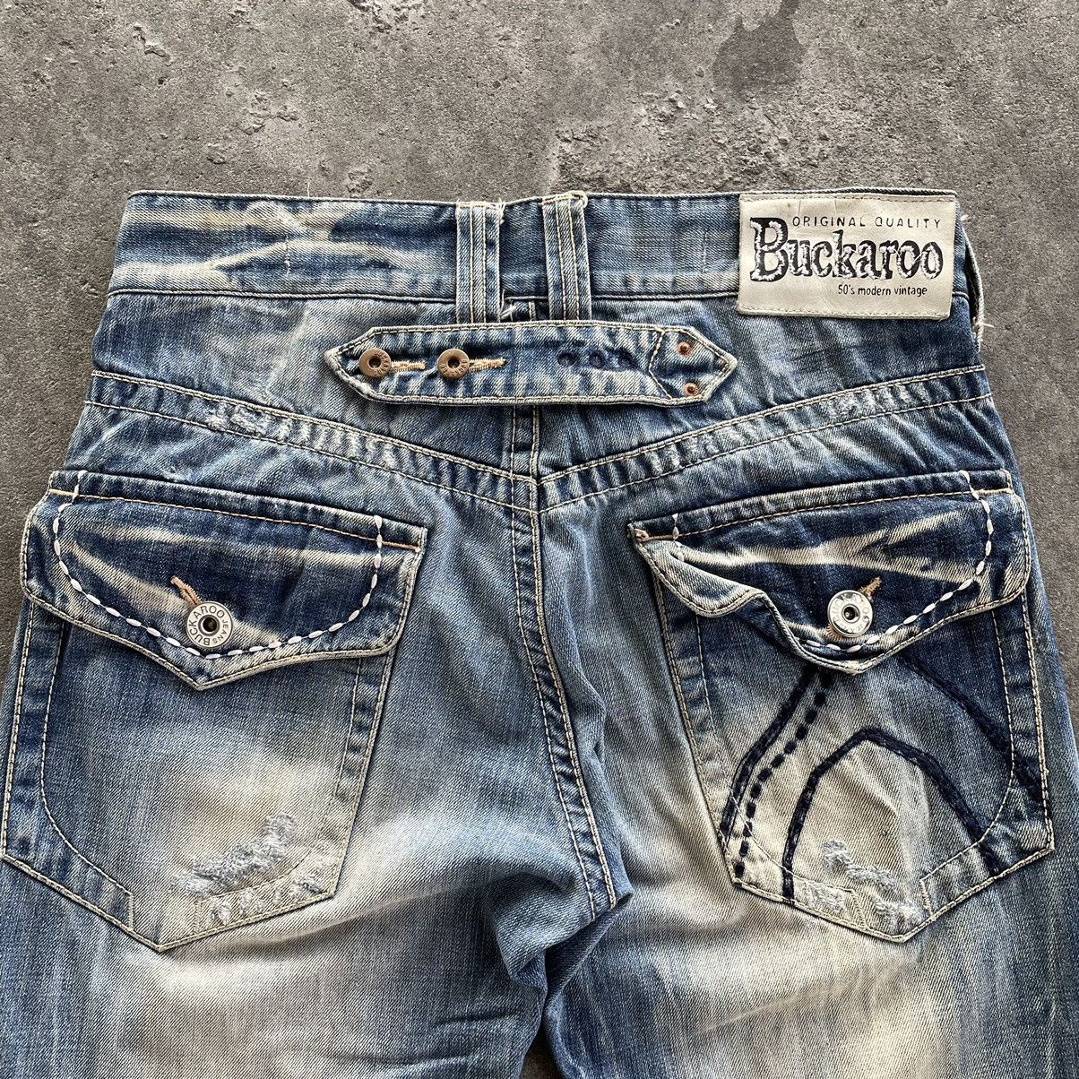 If Six Was Nine × Japanese Brand × Le Grande Bleu (L.G.B.) Buckaroo thrashed jeans ifsixwasnine styled Size US 32 / EU 48 - 5 Thumbnail