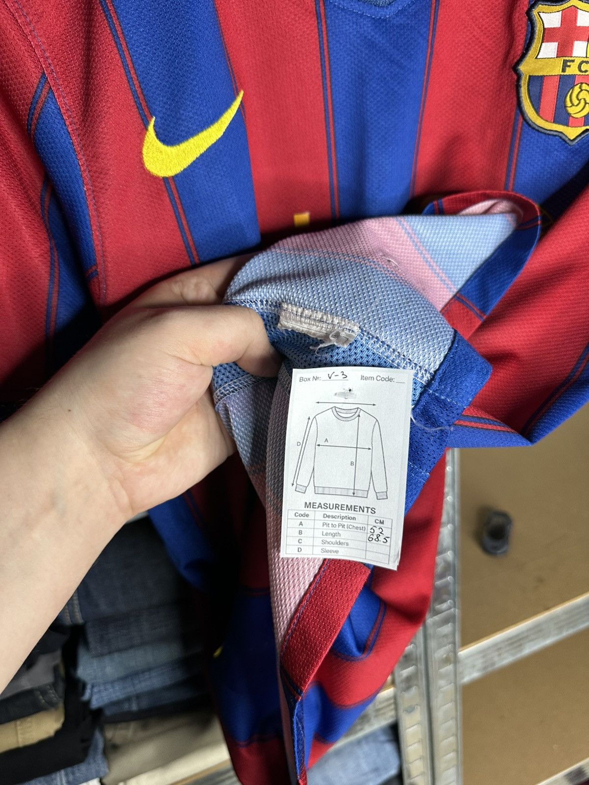 Nike FC Barcelona Retro 2009/10 Nike Home Soccer Jersey Size S Size US S / EU 44-46 / 1 - 15 Thumbnail