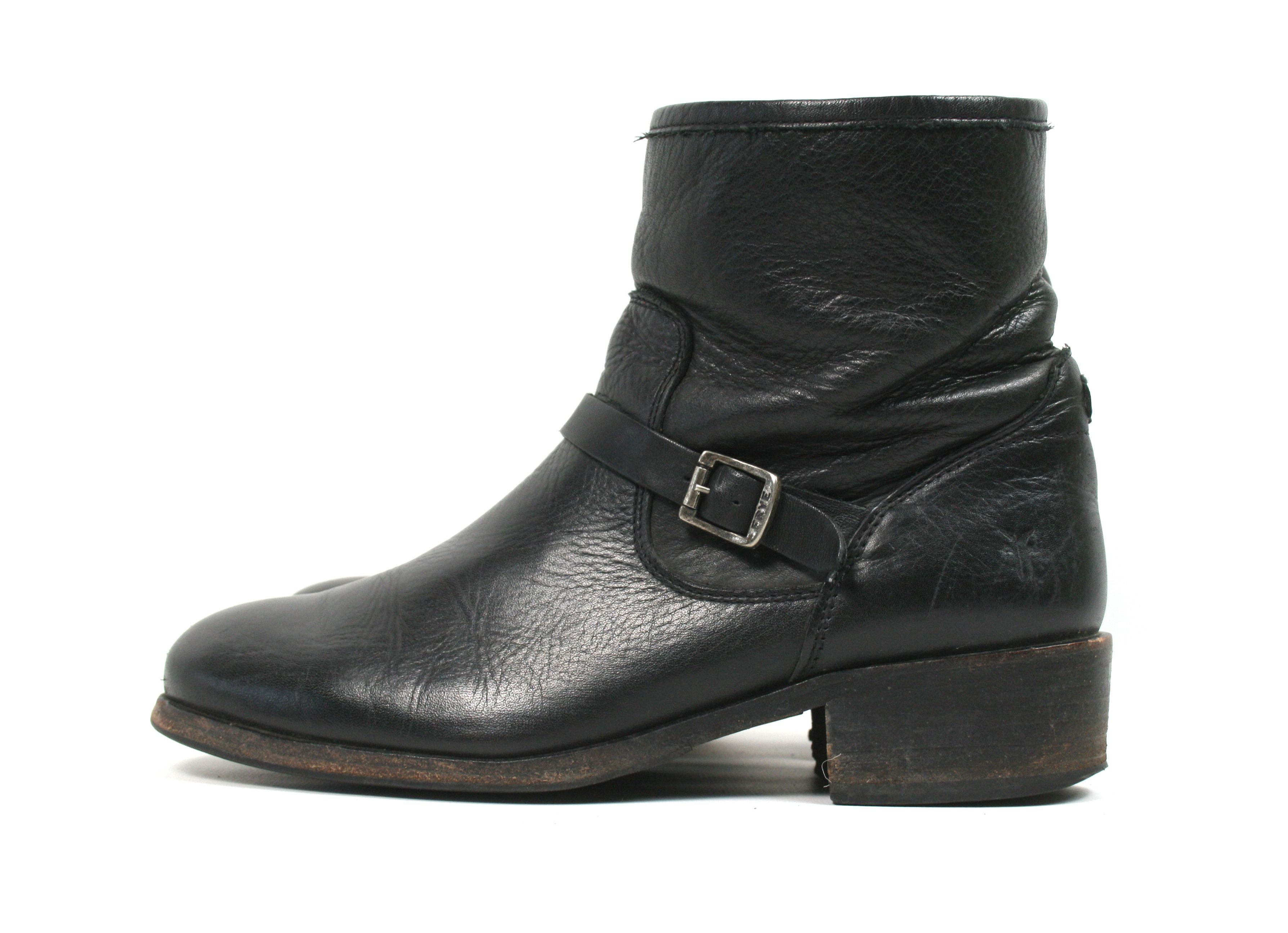 Frye Lynn Strap Ankle Boots Made in Mexico Size US 7.5 / IT 37.5 - 2 Thumbnail