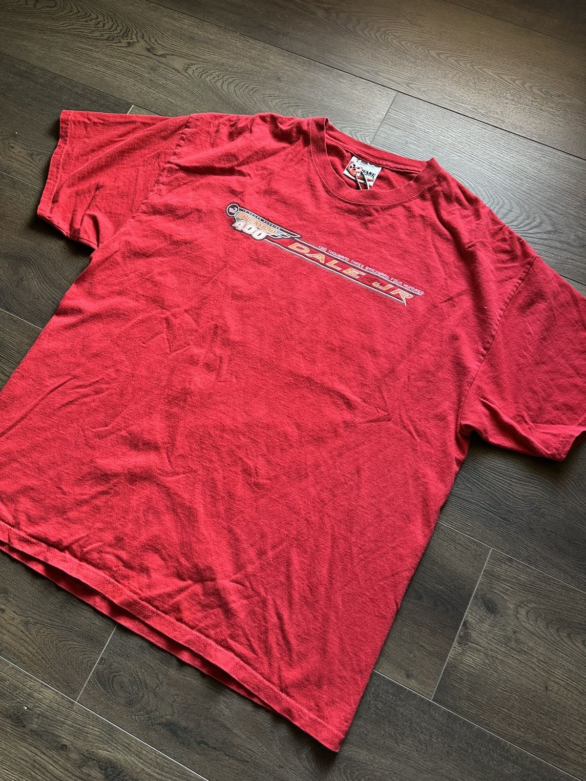 Chase Authentics Vintage Dale JR Red Racing T-Shirt Size US L / EU 52-54 / 3 - 3 Thumbnail
