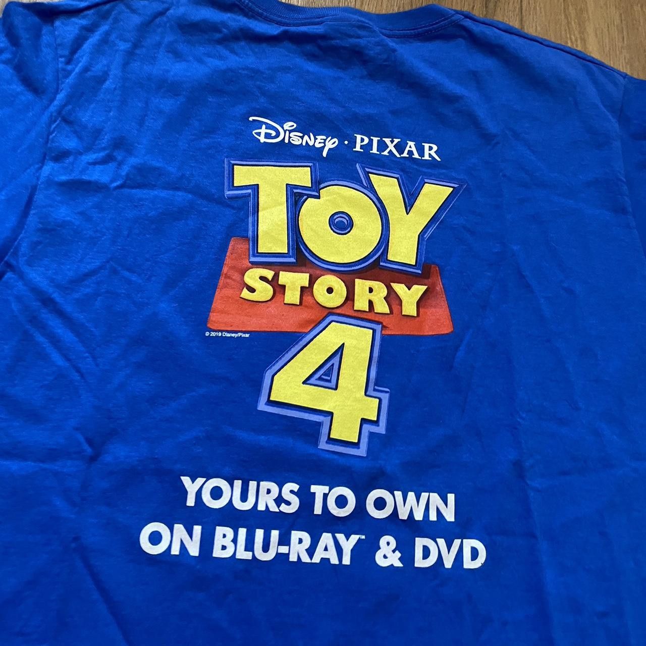 Fruit Of The Loom Disney Pixar Toy Story 4 blue and yellow shirt Size US M / EU 48-50 / 2 - 4 Thumbnail
