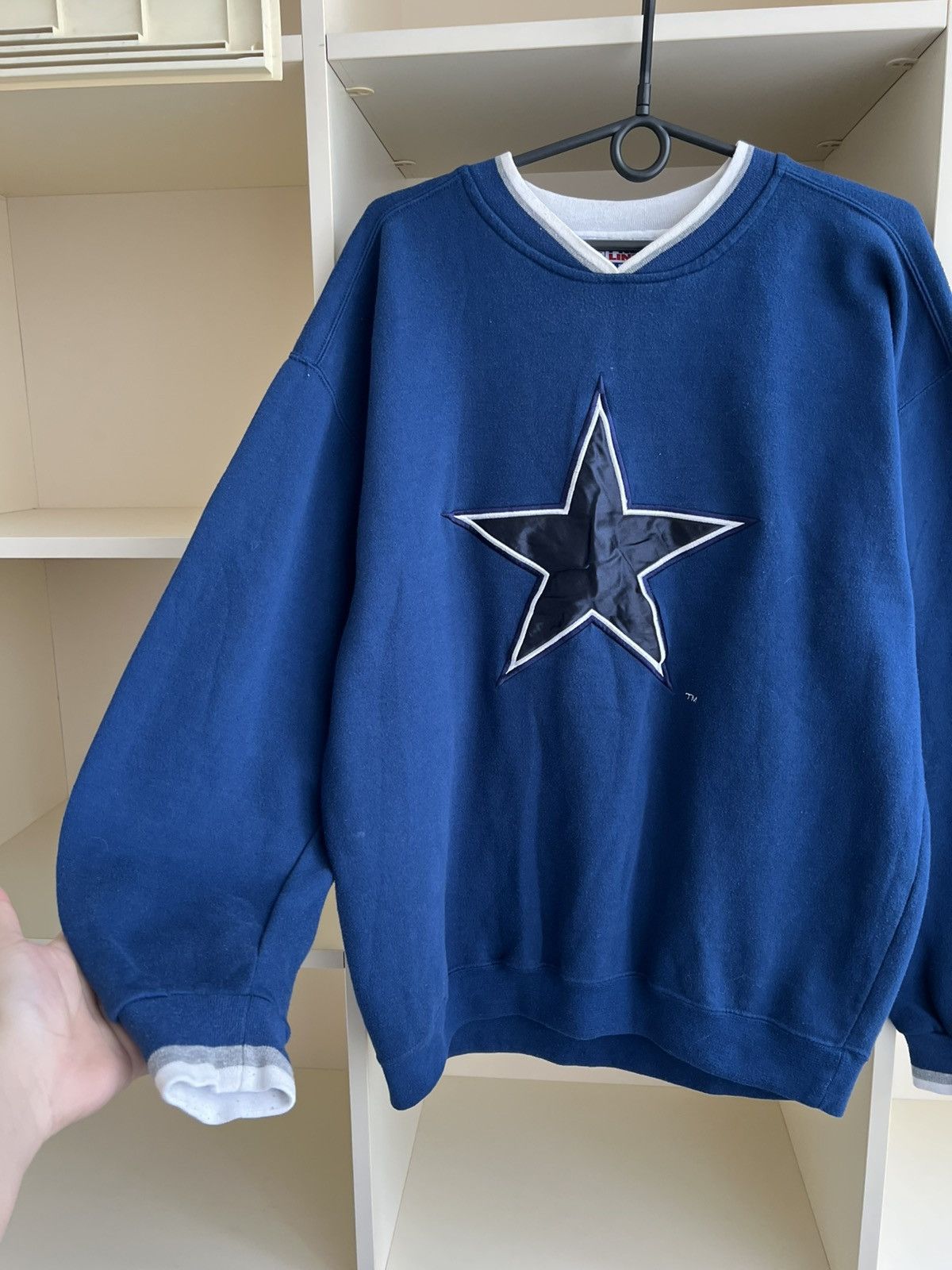 NFL Vintage 90s Dallas Cowboys Starter NFL Sweatshirt Size US L / EU 52-54 / 3 - 5 Thumbnail