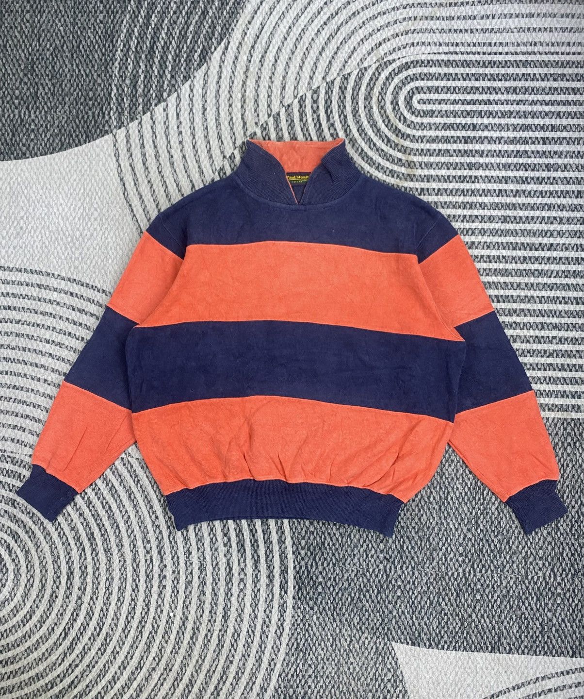 Paul Stuart Vintage Paul Stuart Sport Striped Sweatshirt Size US L / EU 52-54 / 3 - 1 Thumbnail