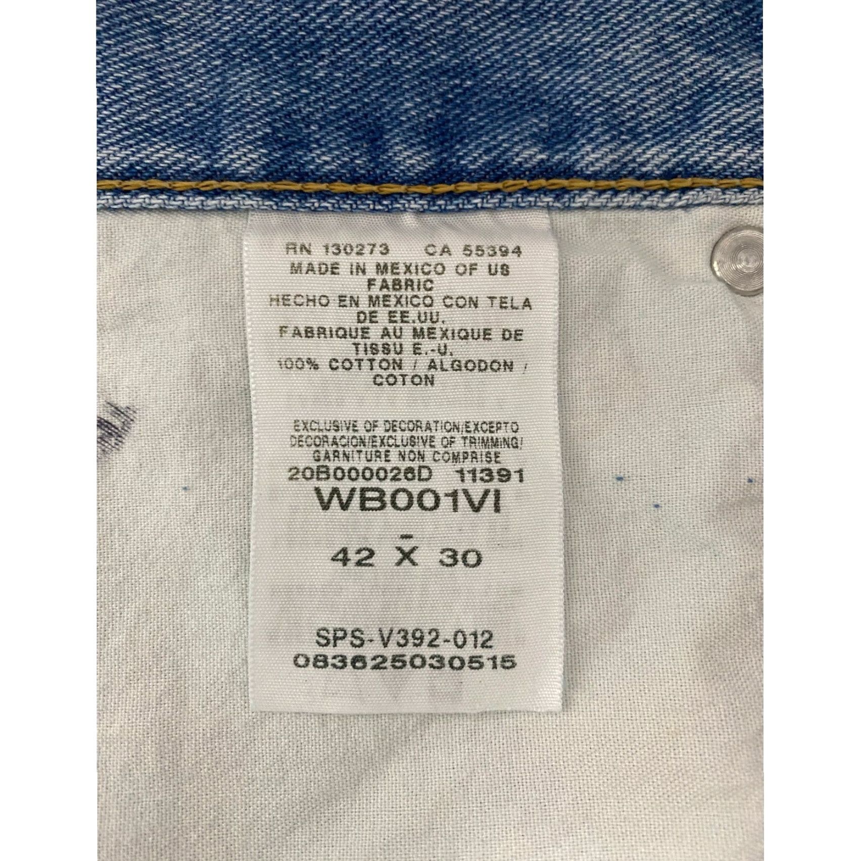 Wrangler VINTAGE Wrangler Blues Jeans Men 42x30 Relaxed Fit Straight Leg Medium Wash 5-Pocket Denim Cotton USA Western Logo Womens? No Size US 42 / EU 58 - 8 Thumbnail