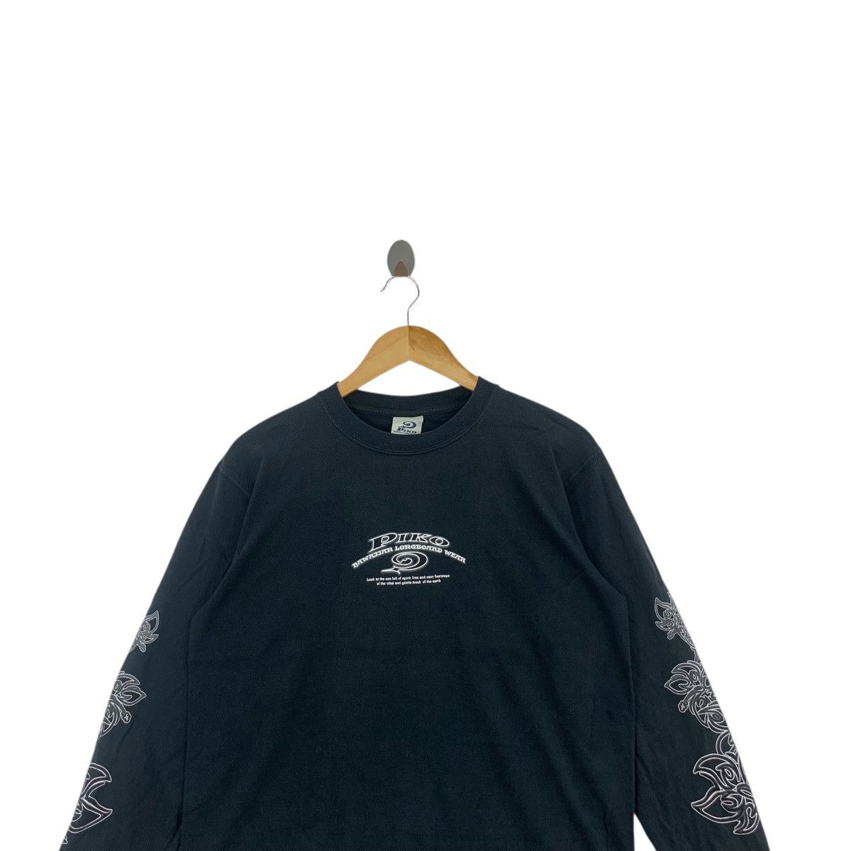 Other Vintage PIKO HAWAII LONGBOARD Tribal Logo Tee Shirt Top Size US M / EU 48-50 / 2 - 2 Thumbnail