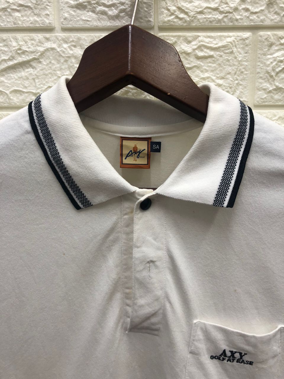Vintage vintage Japanese Brand Axy Mizuno polo golf made in japan Size US L / EU 52-54 / 3 - 7 Thumbnail