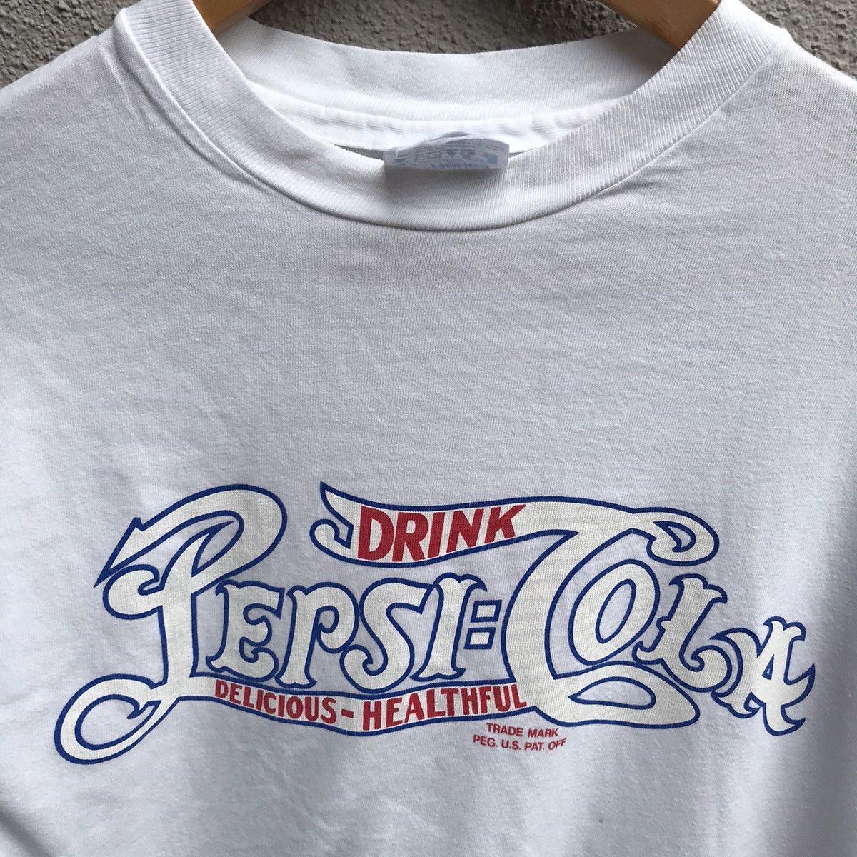 Coca Cola × Vintage Vintage 80s PEPSI COLA tee promo Size US M / EU 48-50 / 2 - 3 Thumbnail