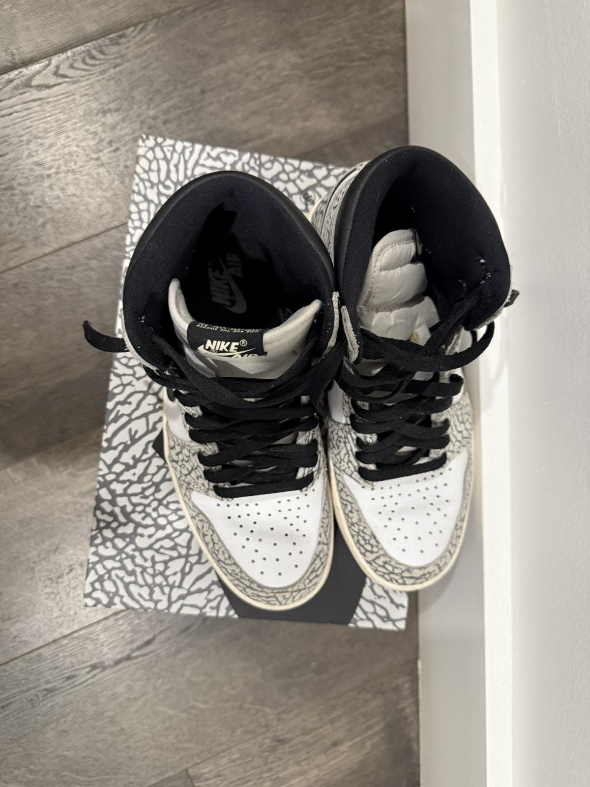 Jordan Brand × Nike Jordan 1 Retro High - White Cement Size US 7 / EU 40 - 5 Thumbnail