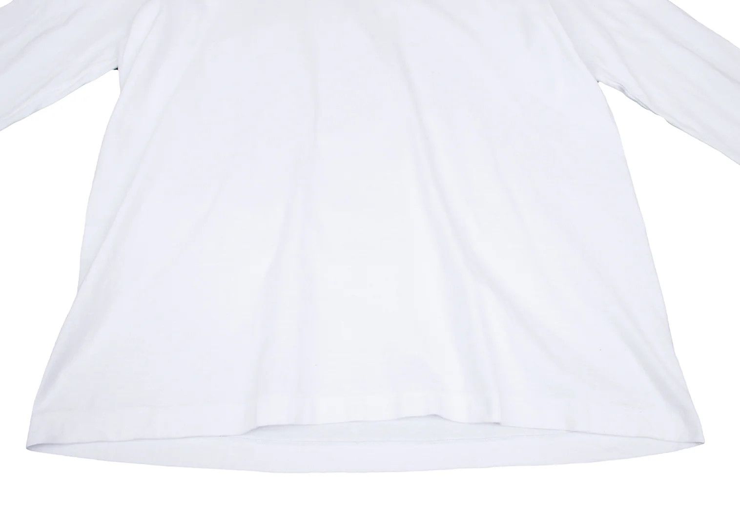 Yohji Yamamoto Back Logo Cotton Crew Neck T-Shirt White 3 Size US S / EU 44-46 / 1 - 7 Thumbnail