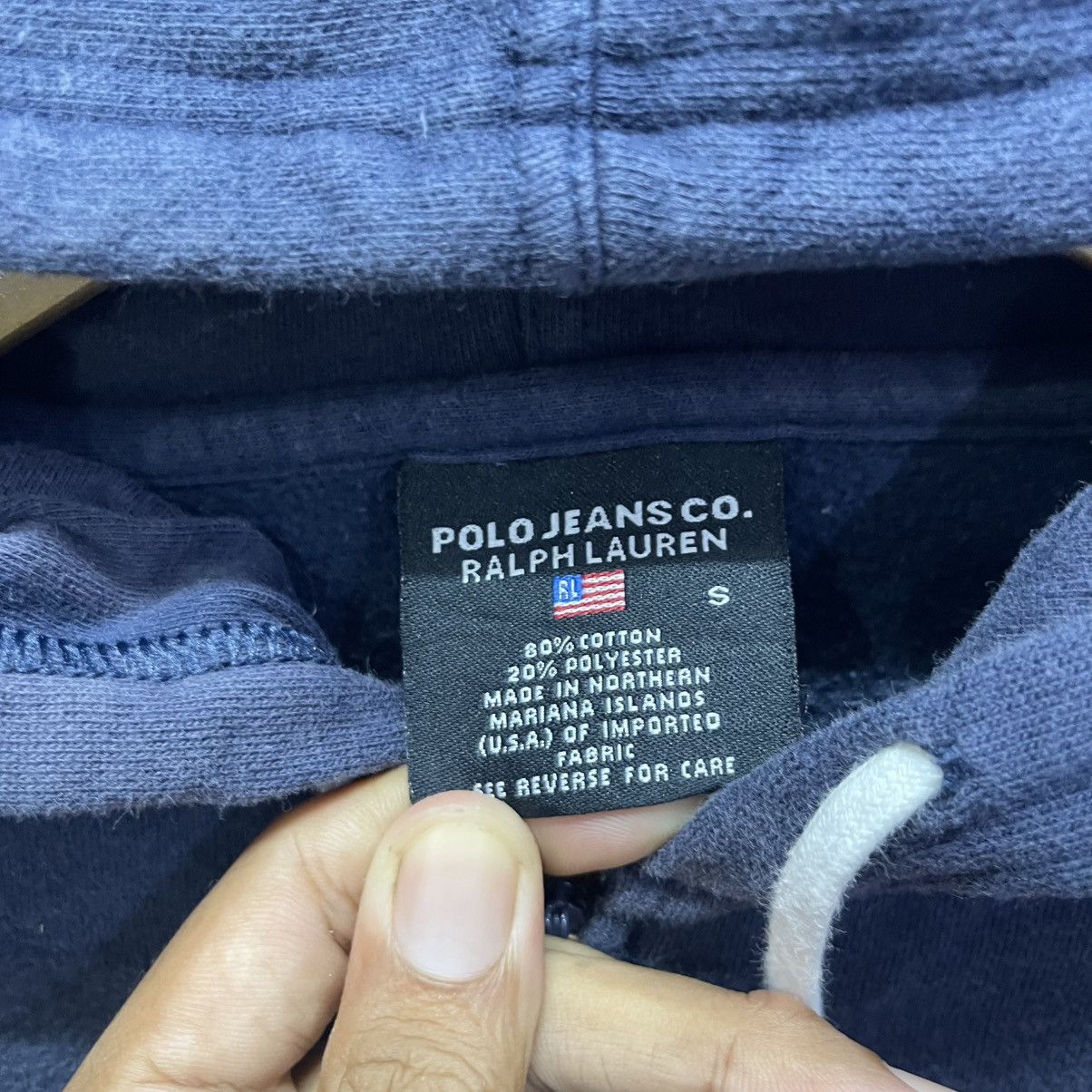 Polo Ralph Lauren Vintage Polo Jeans Co. Ralph Lauren Hoodie – Navy – Size S Size US S / EU 44-46 / 1 - 9 Thumbnail