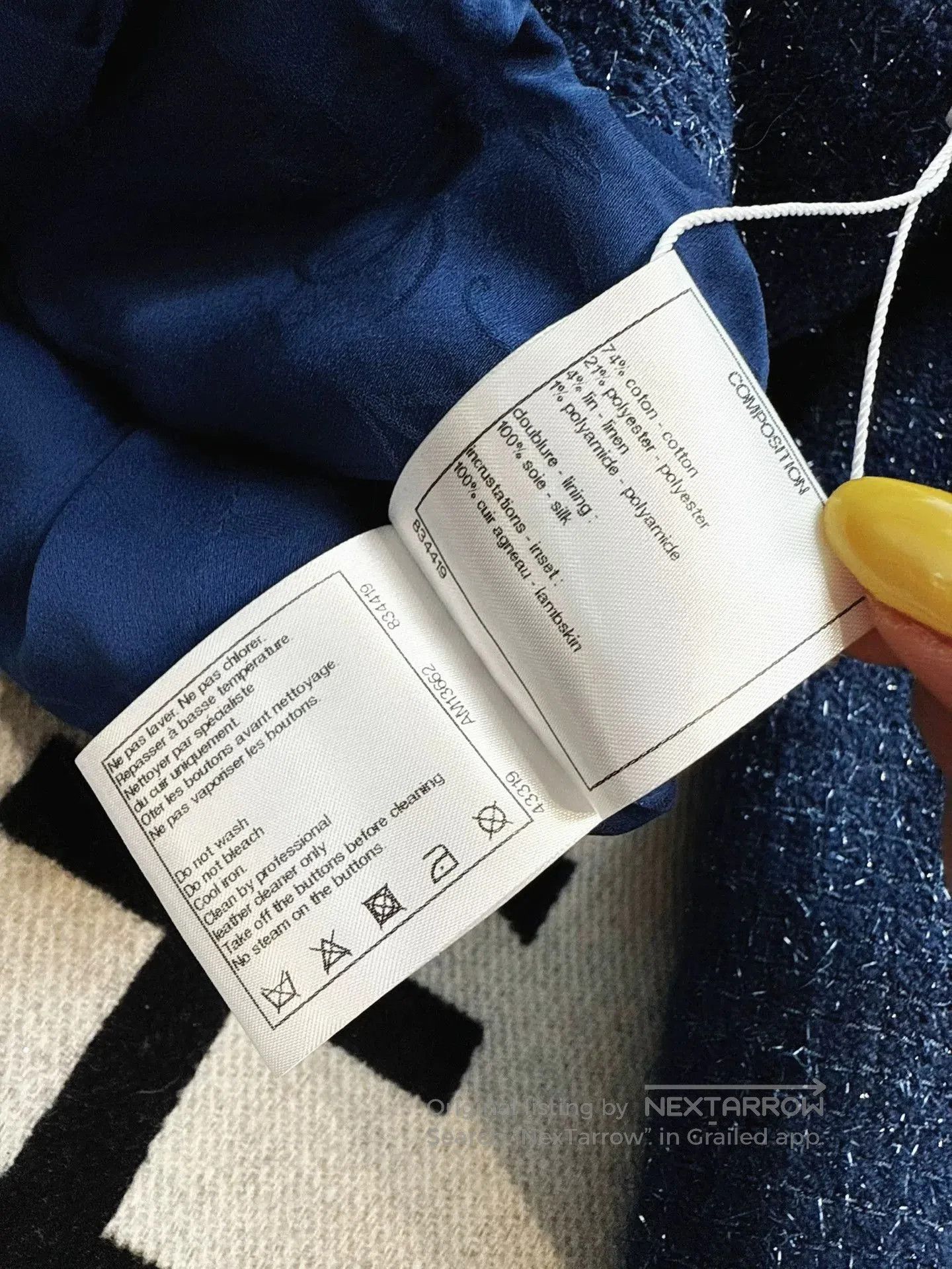 Chanel Chanel 19C Cruise Blue Short Jacket. Size US M / EU 48-50 / 2 - 7 Thumbnail