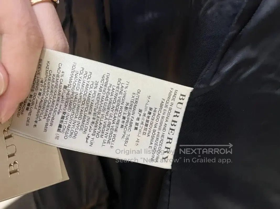 Burberry Burberry Black Wool Winter Coat. Size S / US 4 / IT 40 - 8 Thumbnail