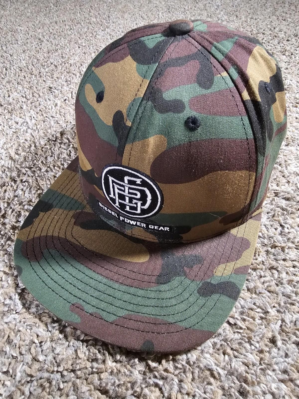 Designer DieselPower Gear Logo Camo Hat Yupoong The Classics Snapback Size ONE SIZE - 1 Thumbnail