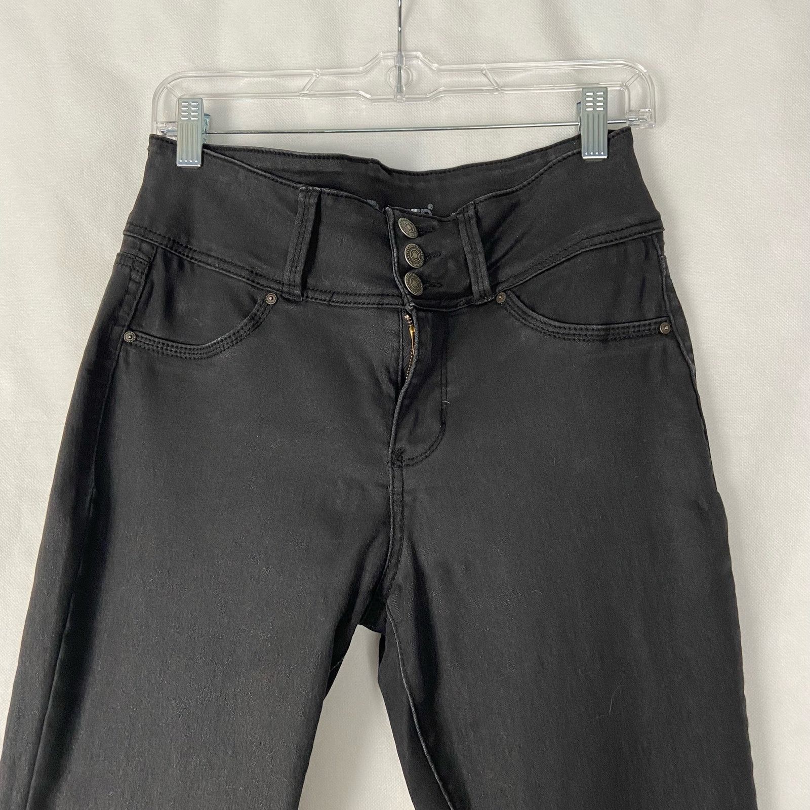 Other Wallflower Shimmer Black Jeans Size 11 Size 30" / US 8 / IT 44 - 10 Thumbnail