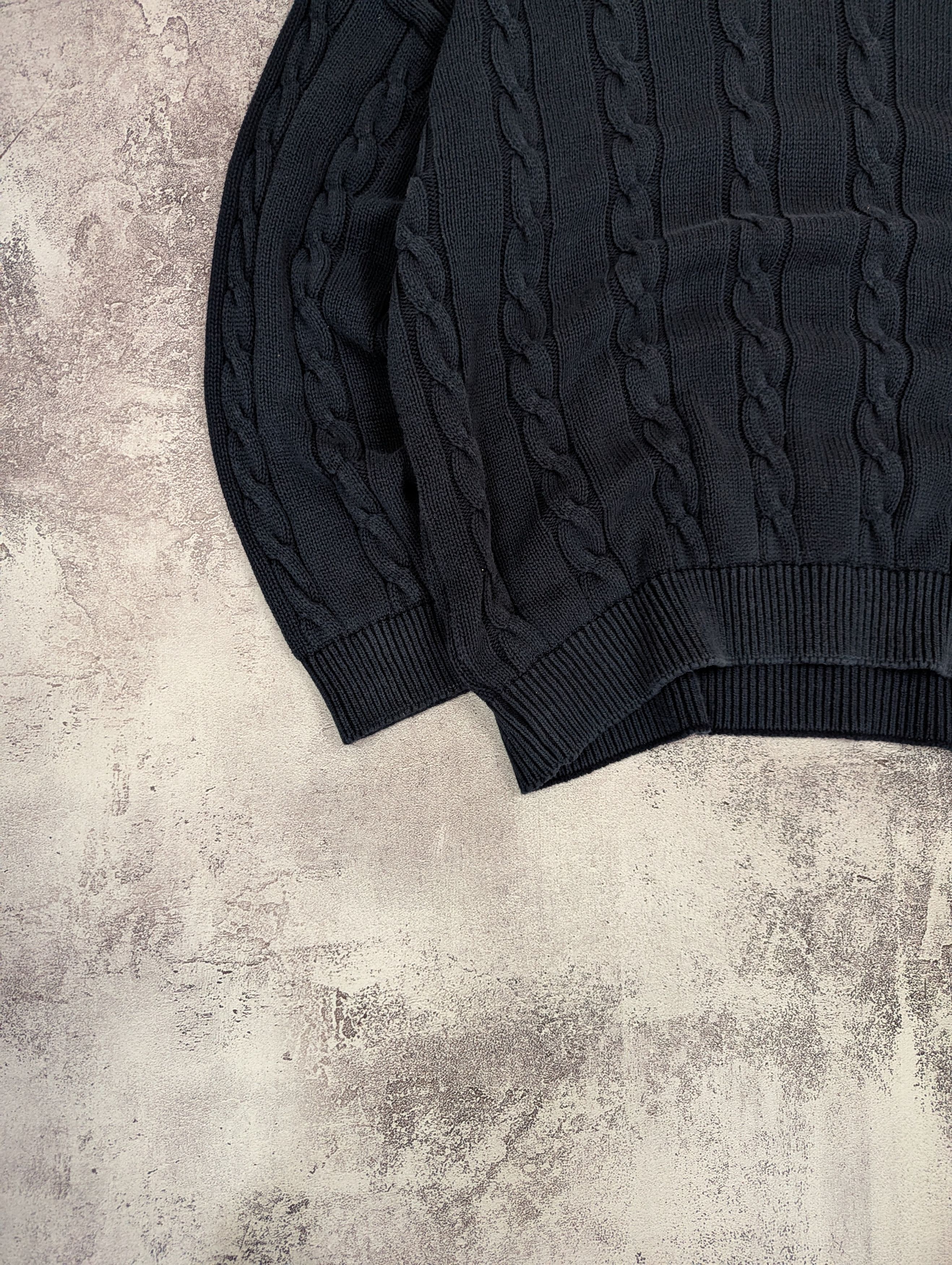 Lacoste VTG Lacoste Sport Cable Knit Sweater Size 8 Size US XXL / EU 58 / 5 - 2 Thumbnail