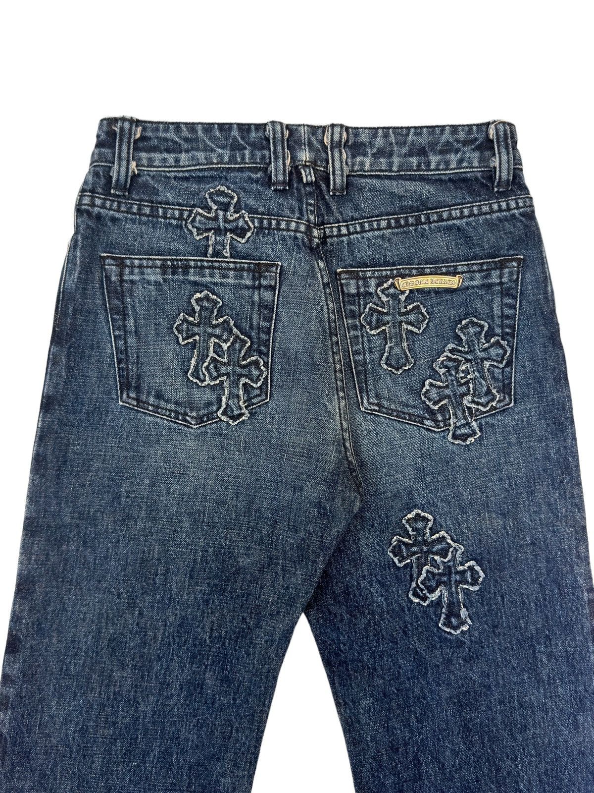 Chrome Hearts Chrome Hearts Denim Cross Patch On Denim Jeans Size 25" / US 0 / IT 36 - 6 Thumbnail