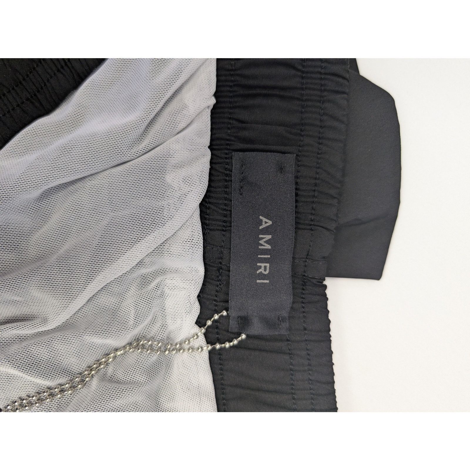 Amiri o1rshd1 Q:2 / MA Bar Logo Swimtrunk Shorts Black/Natural Size US 36 / EU 52 - 12 Thumbnail